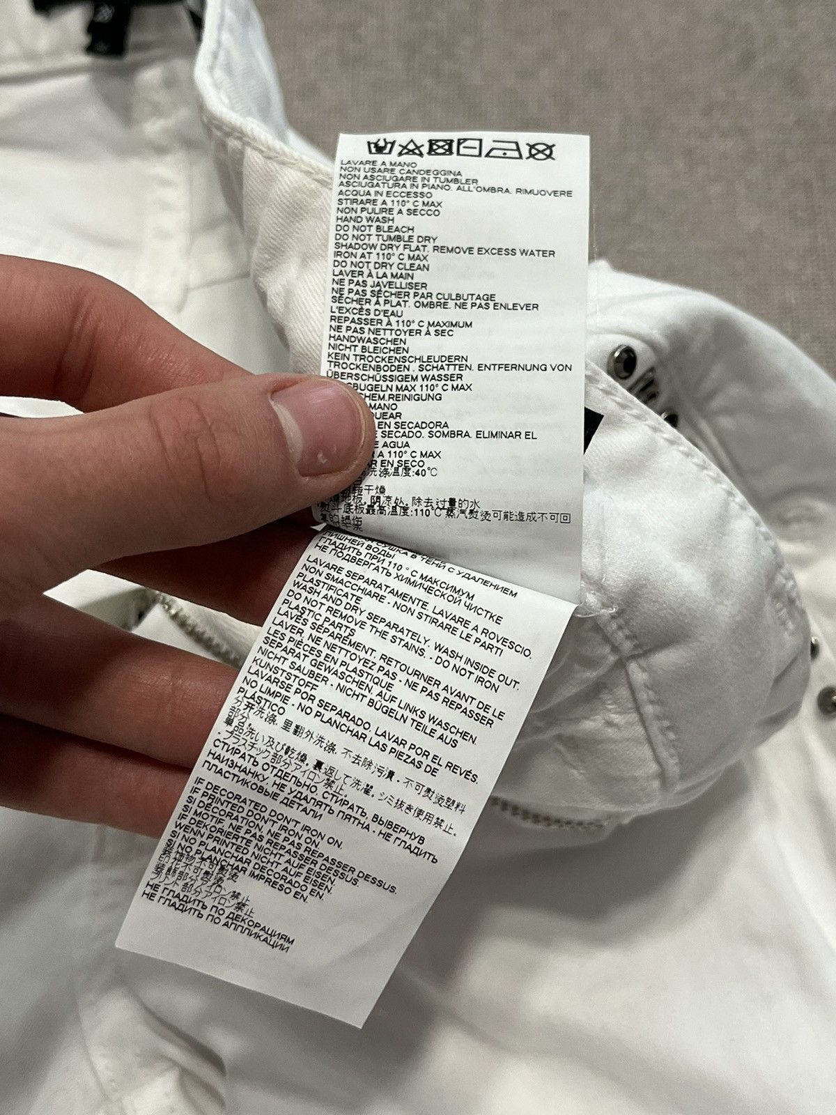 Roberto Cavalli Roberto Just Cavalli Womens White Skinny Jeans Denim Size 28 Size 27" / US 4 / IT 40 - 14 Thumbnail