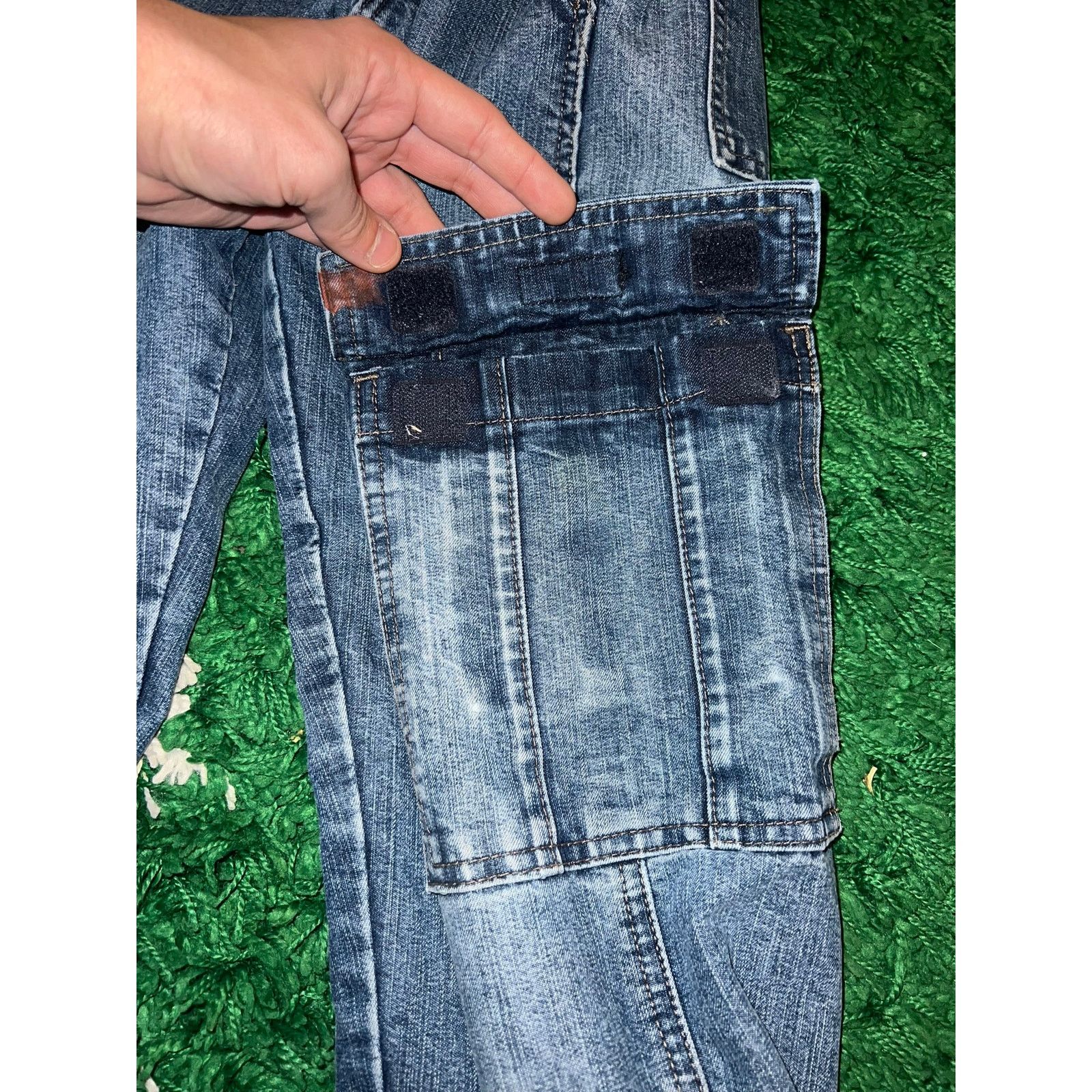 Wrangler Y2K Wrangler Dungaree Fit Double Pockets Jeans 30x32 2000s Size US 30 / EU 46 - 4 Thumbnail