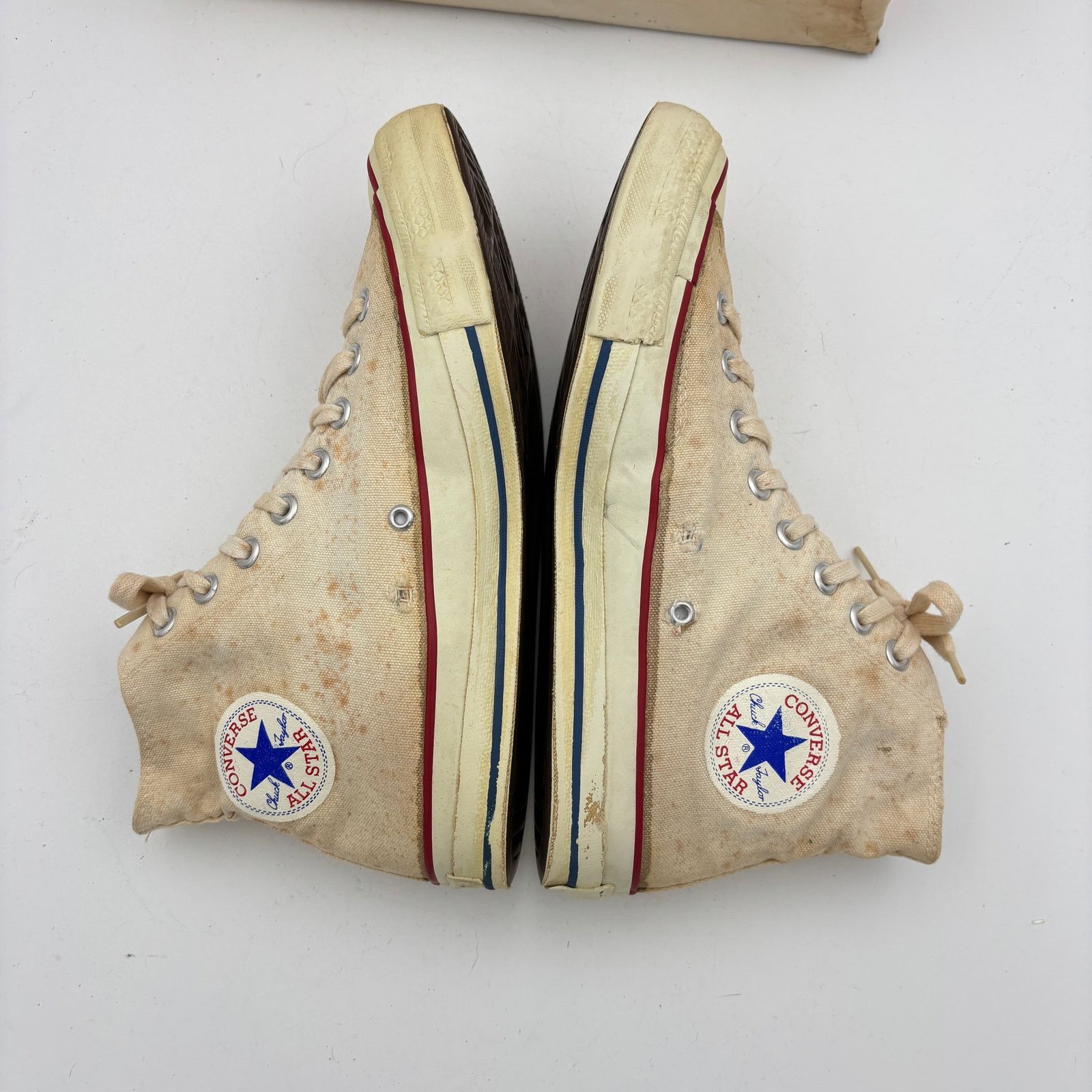 Converse Vintage 80s Converse Chuck Taylor All Star High Shoes Men 11 Size US 8.5 / EU 41-42 - 7 Thumbnail