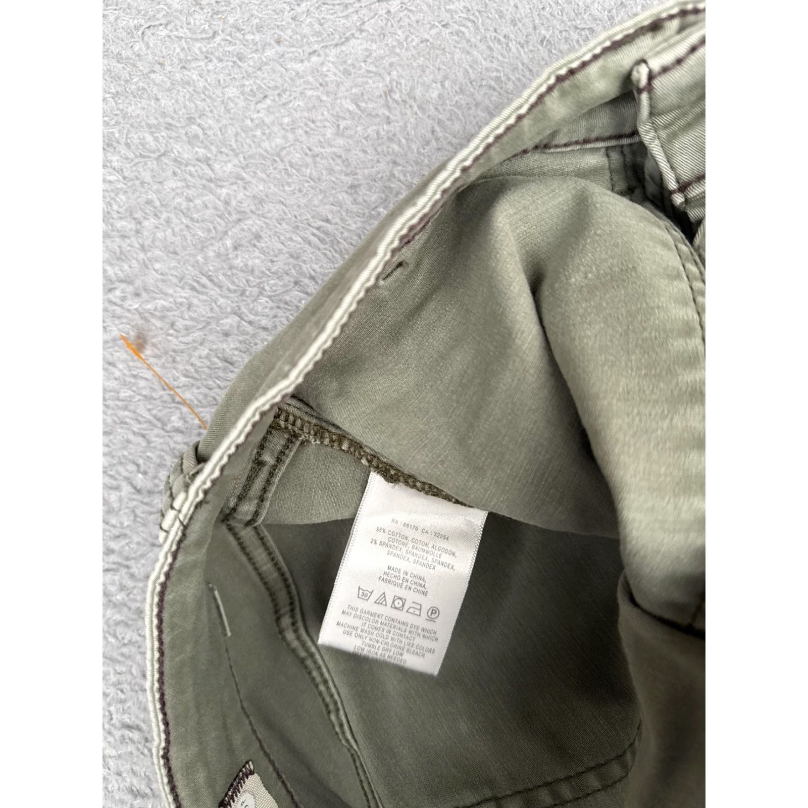 Anthropologie Anthropologie Hei Hei Jeans Womens 26P Green Cargo Skinny Twill Stretch Petite Pants Size 26" / US 2 / IT 38 - 7 Thumbnail