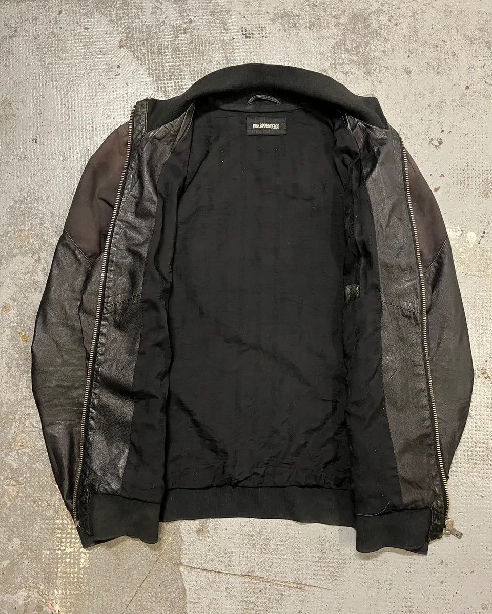 Dirk Bikkembergs 2010s Dirk Bikkembergs Black Faded Leather Jacket Size US L / EU 52-54 / 3 - 9 Thumbnail