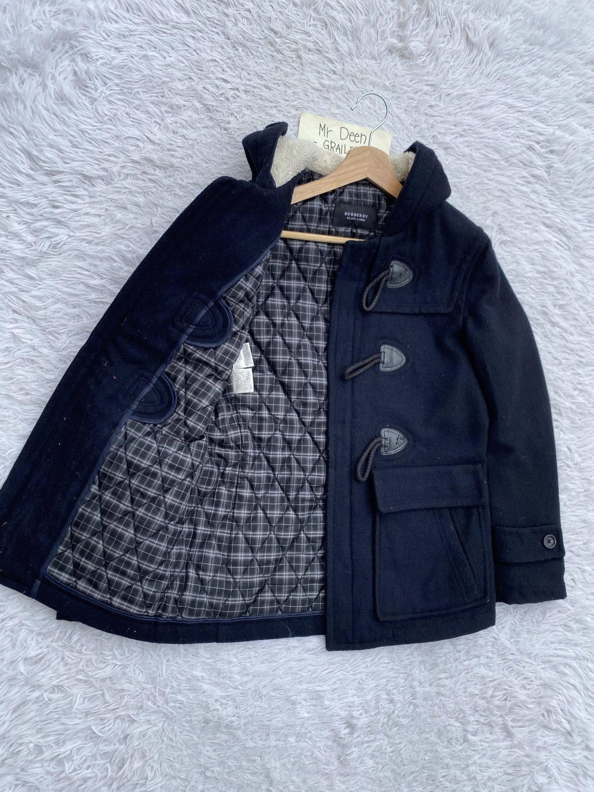 Burberry Rare Burberry Wool Duffle Coat Hooded Jacket Size US M / EU 48-50 / 2 - 7 Thumbnail