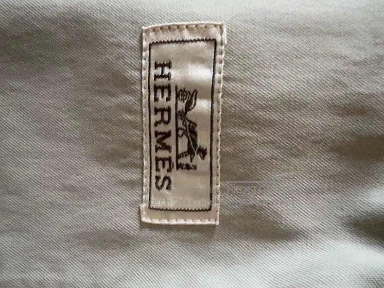Hermes Hermes White Lamb Leather Jacket, Metal Snap Design at Fro Size US L / EU 52-54 / 3 - 7 Thumbnail