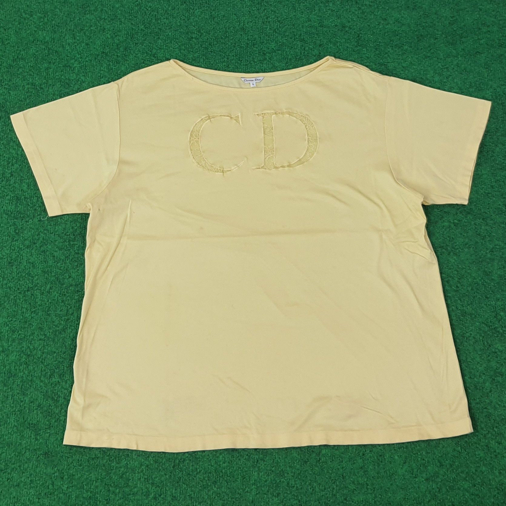 Christian Dior Monsieur Vintage Christian Dior Designer Tshirt C249N42 Size L / US 10 / IT 46 - 1 Thumbnail