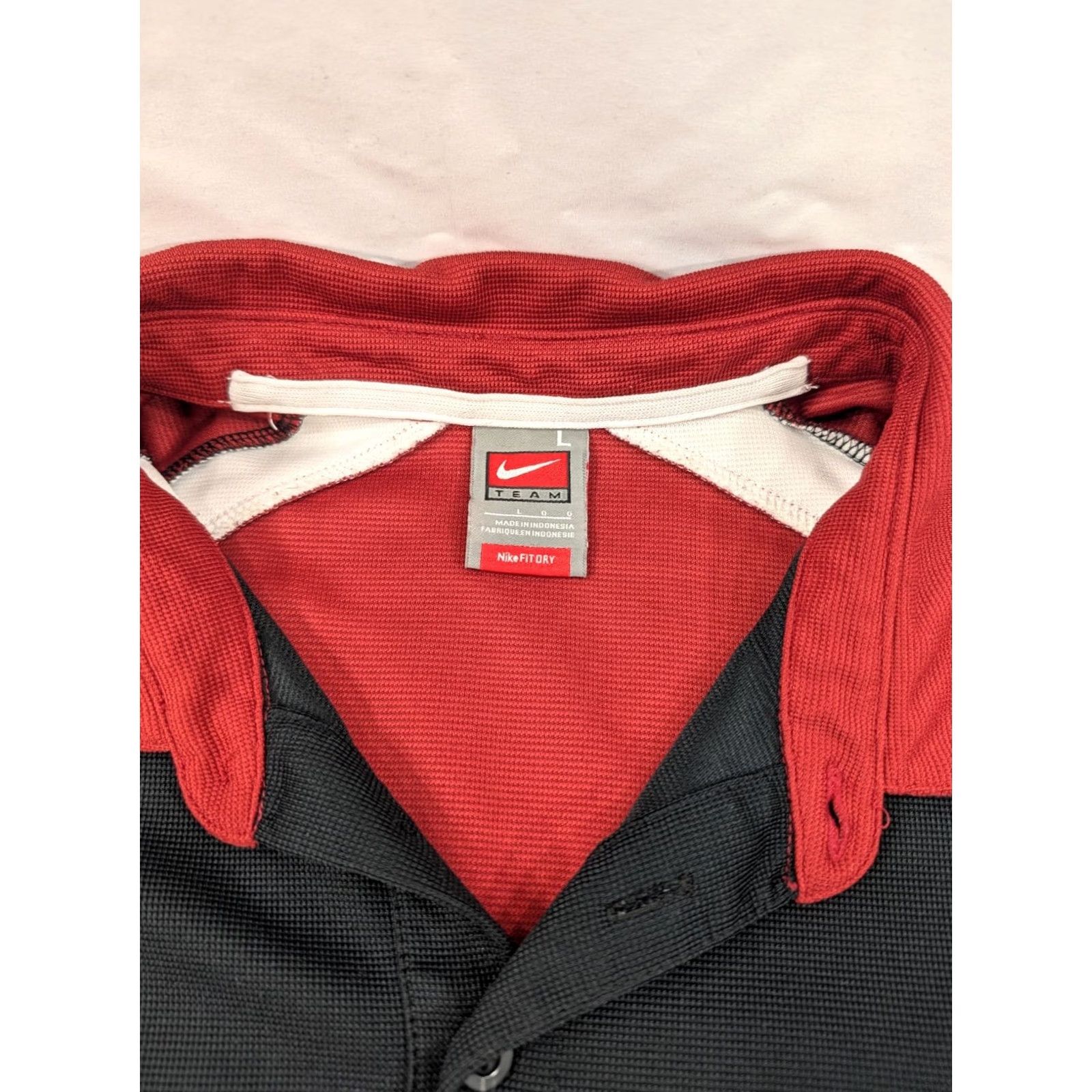 Nike VINTAGE Nike Team Sports Polo Shirt Men L Red Penn State NCAA Logo 90s Baseball Golf College Sports Size US L / EU 52-54 / 3 - 5 Thumbnail