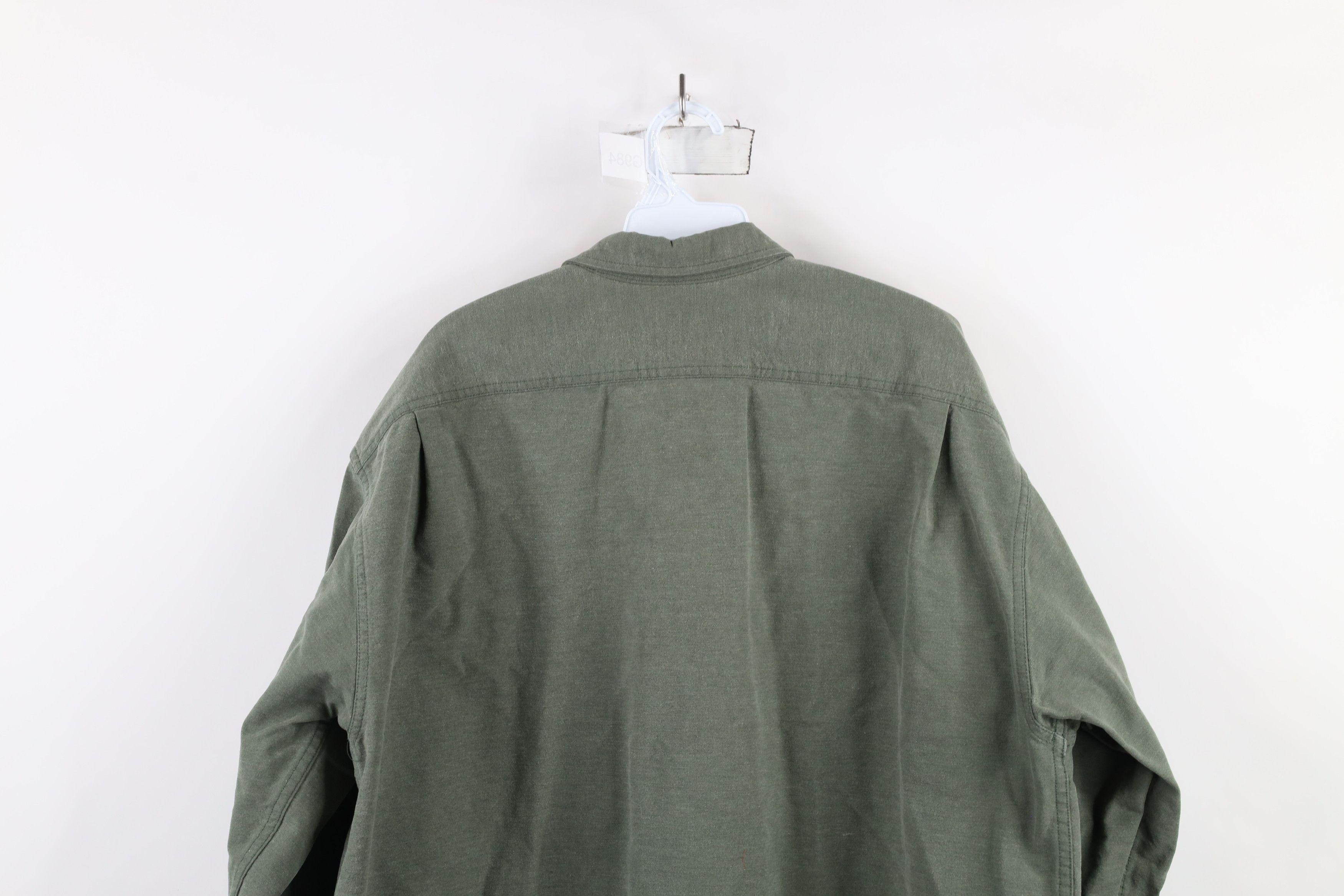 Cabelas × Vintage Vintage 90s Cabelas Cloth Collared Button Shirt Green Size US XL / EU 56 / 4 - 9 Thumbnail