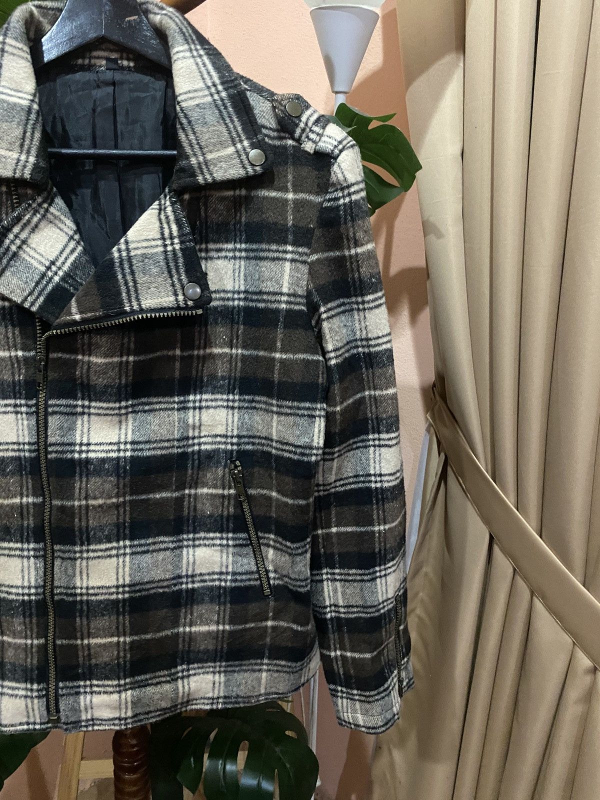 Vintage VINTAGE PLAID DOUBLE COLLAR JACKET Size US S / EU 44-46 / 1 - 4 Thumbnail