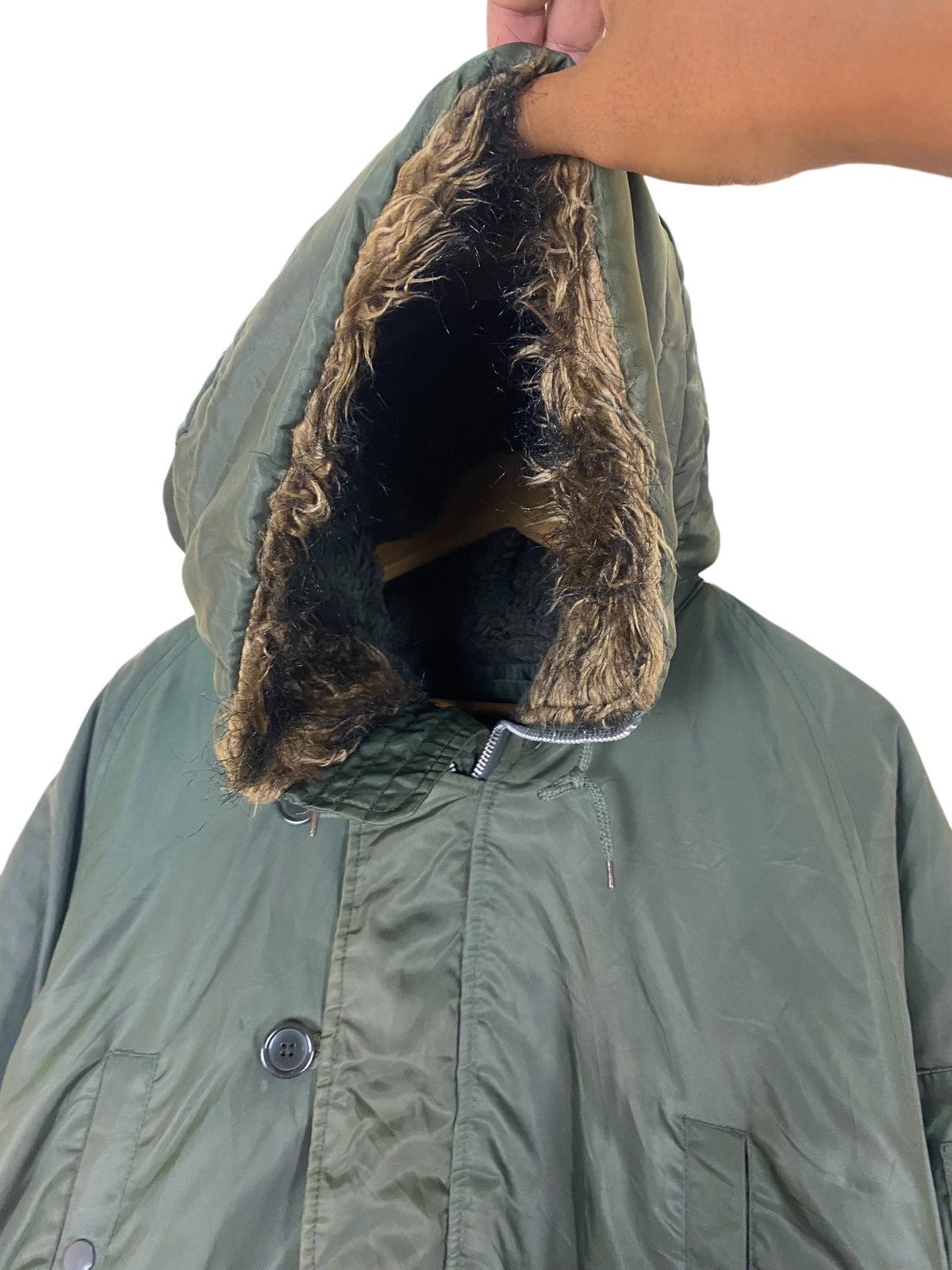 Japanese Brand × Vintage Neo Sixx Military Garments Parka Fur HoodieJacket Size US L / EU 52-54 / 3 - 10 Thumbnail