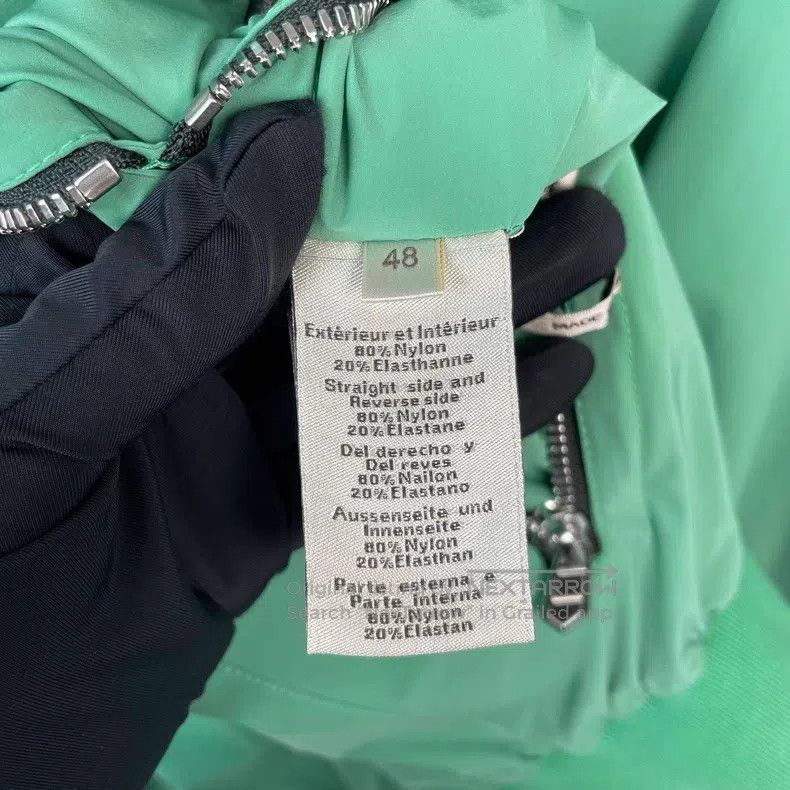Hermes Hermes Black Green Double-sided Printed Silk Patchwork Jac Size US M / EU 48-50 / 2 - 7 Thumbnail