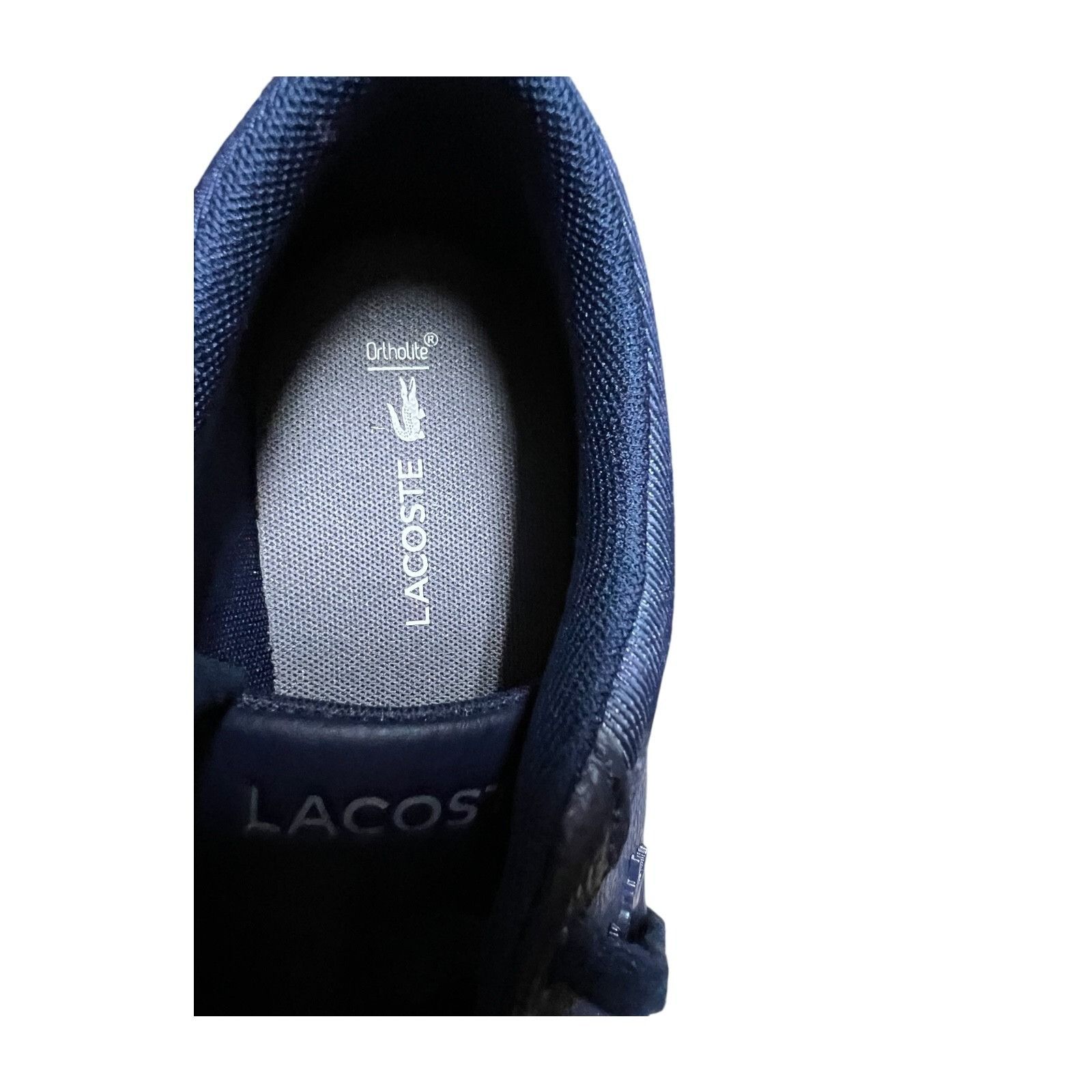 Lacoste Exquisite LACOSTE Ortholite Navy Blue Gator Logo Men Size 8 Size US 8 / EU 41 - 3 Thumbnail
