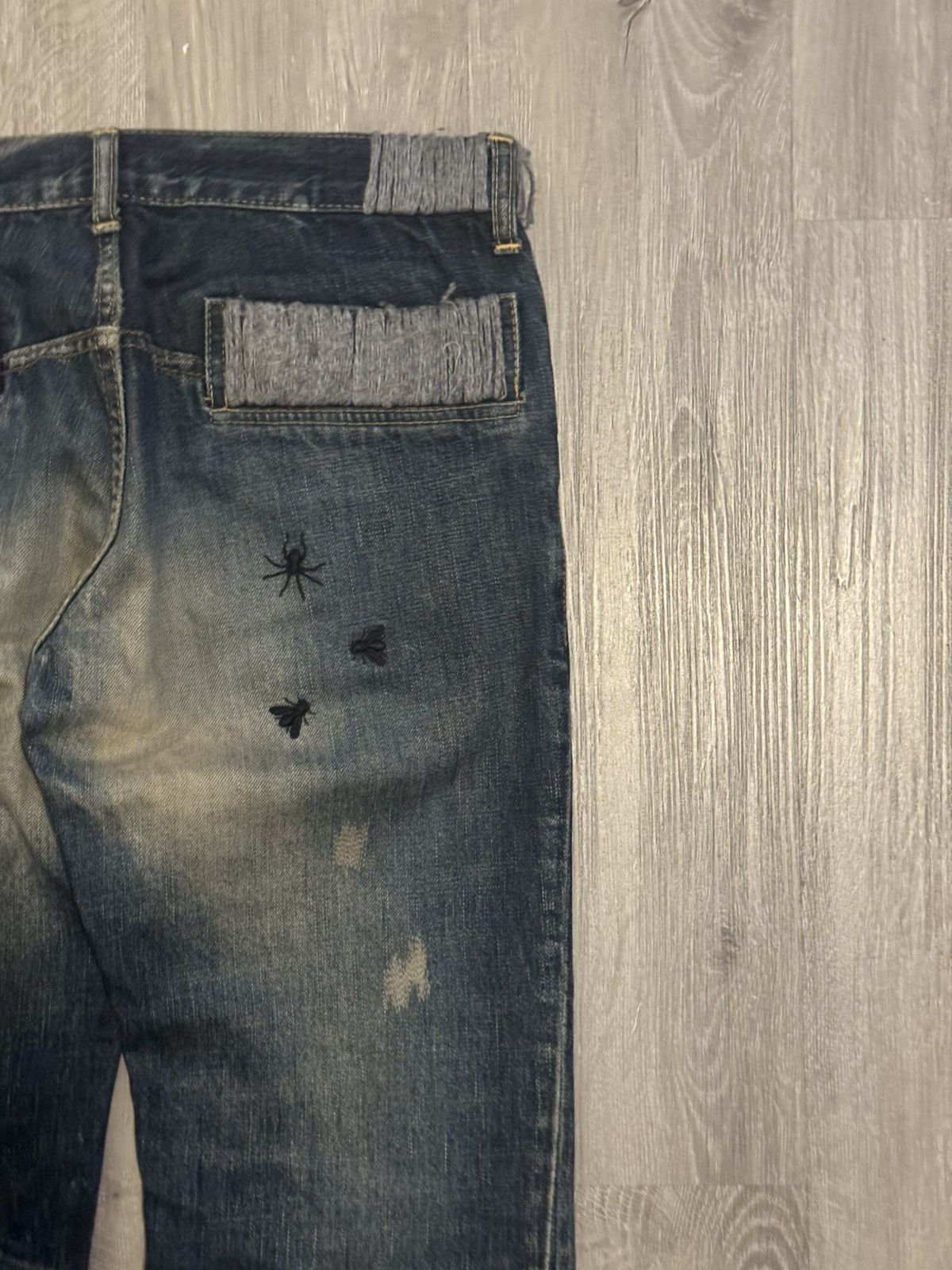 Undercover Undercover AW06 bug denim Size 29" - 6 Thumbnail