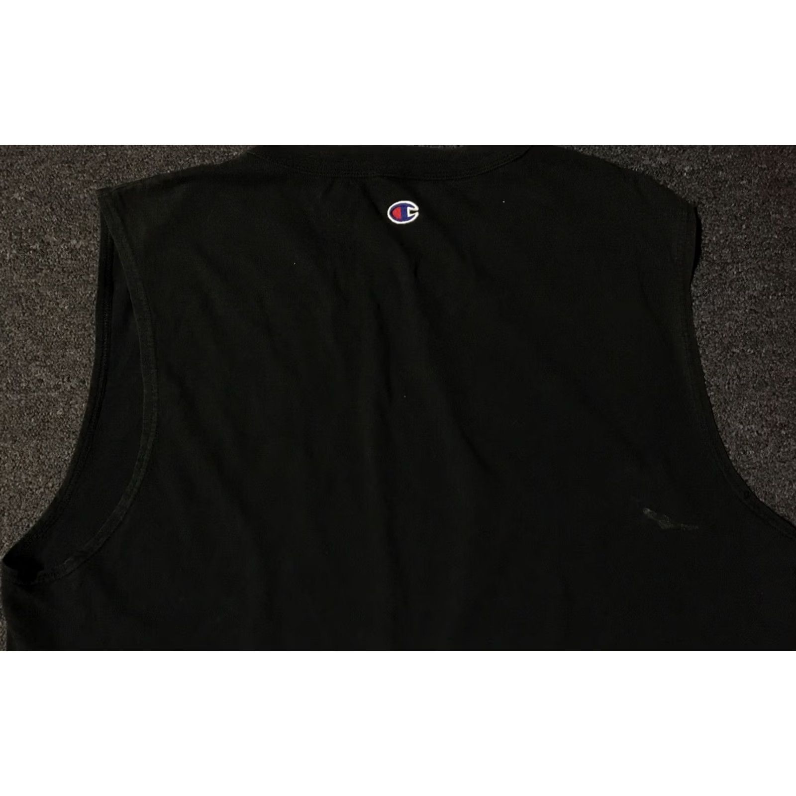 Champion VINTAGE Champion 90s Tank Top XL Grunge Surf Skate Biker PE Gym Black Size US XL / EU 56 / 4 - 6 Thumbnail