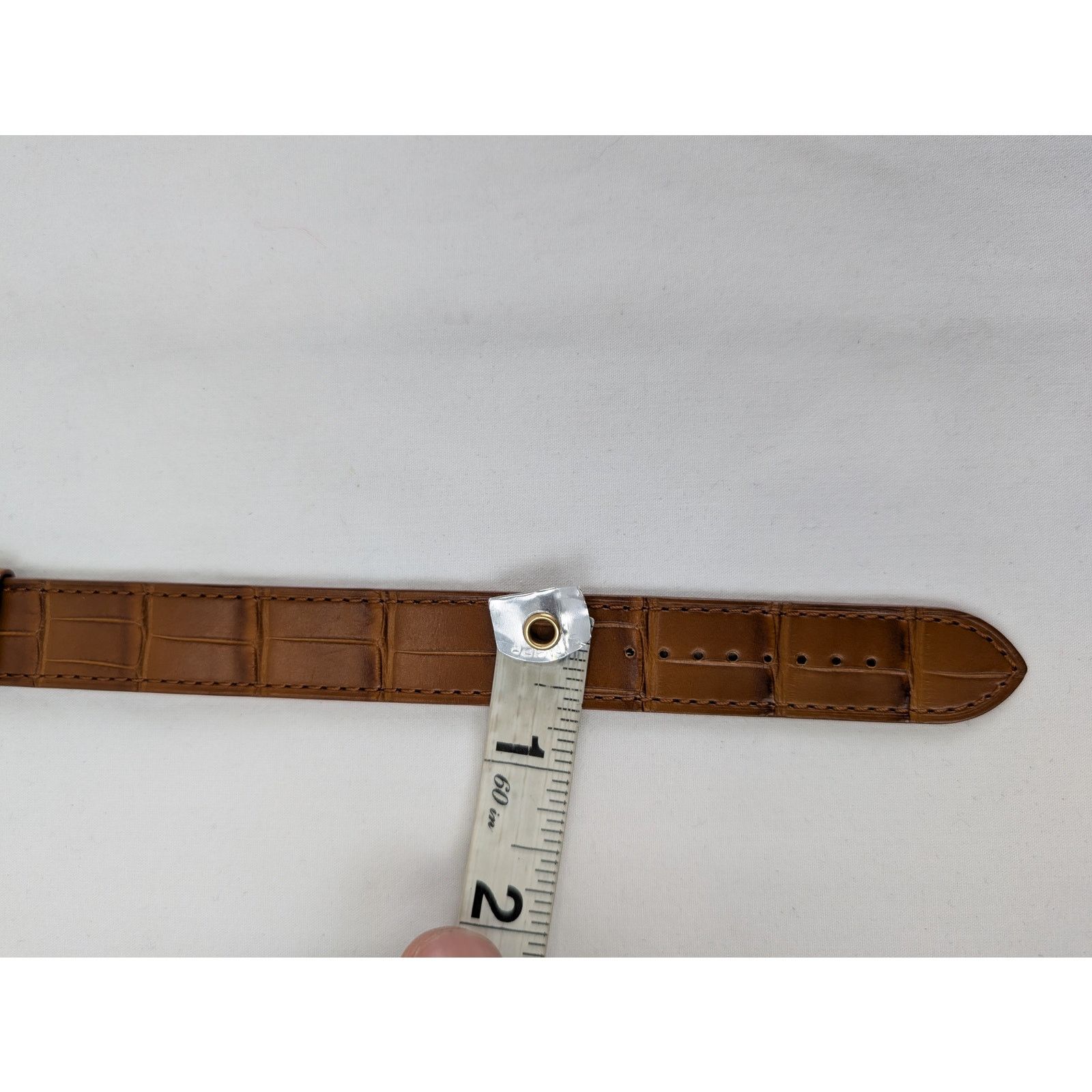 Tom Ford o1rshd1 Size: OS/ Alligator Buckle Watch Straps 19mm Brushed Size ONE SIZE - 13 Thumbnail