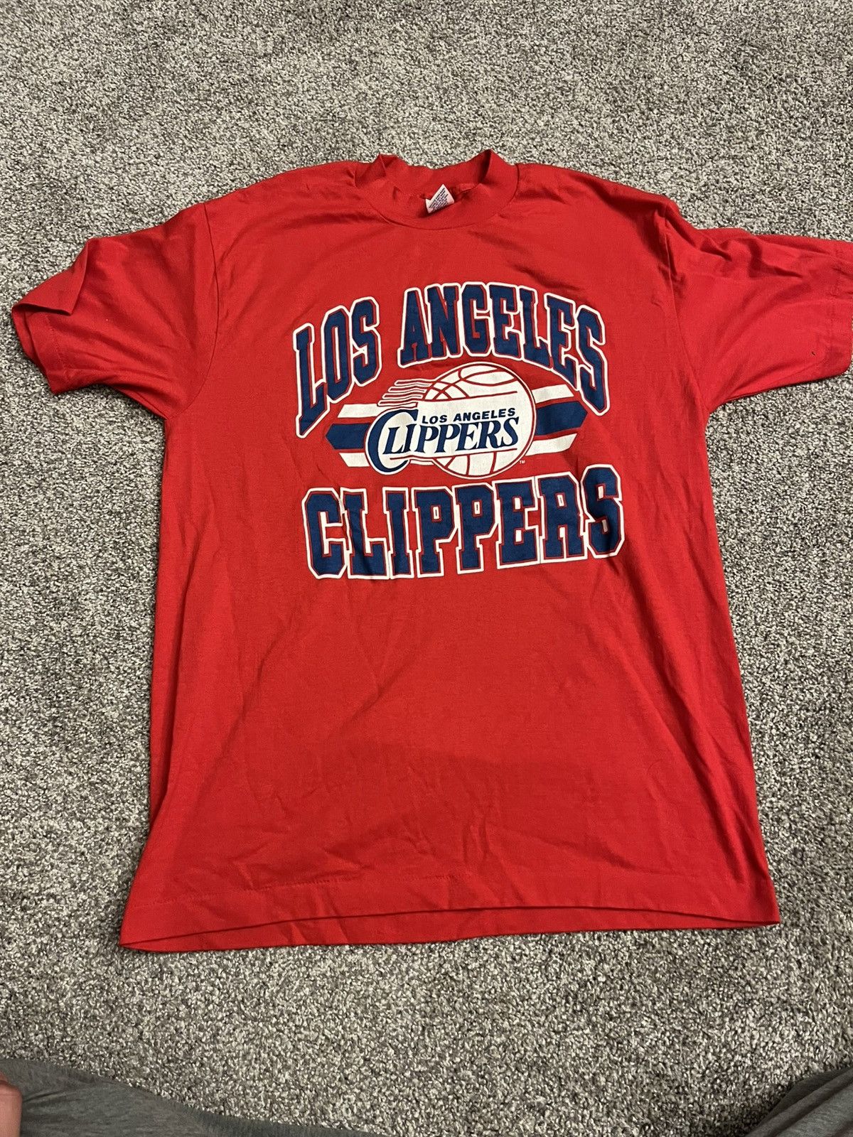 Vintage 80s Clippers Logo Tee Size US XL / EU 56 / 4 - 1 Thumbnail