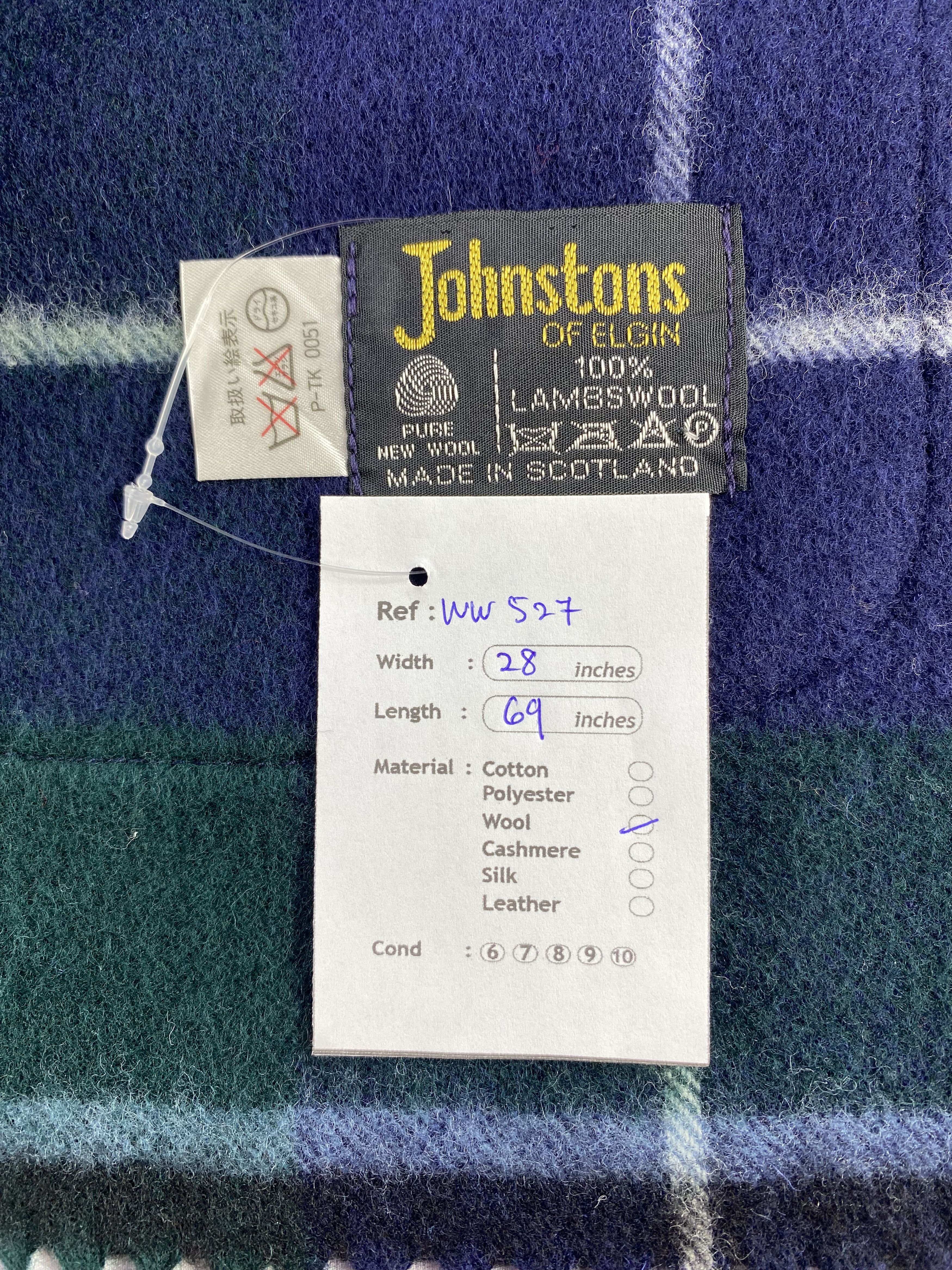 Johnstons Of Elgin × Vintage Johnstons Of Elgin Scarf / Muffler / Neckwear Size ONE SIZE - 5 Thumbnail