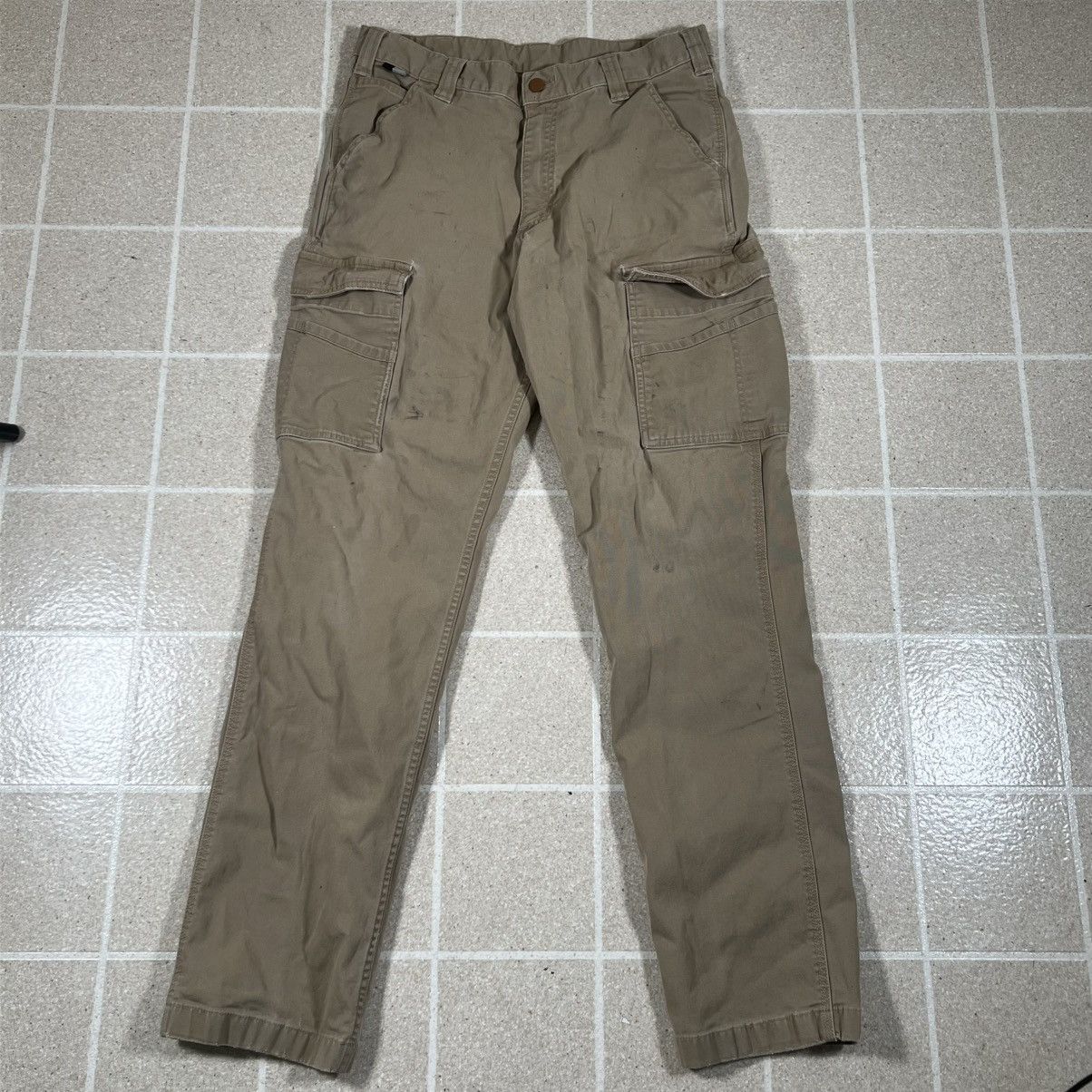 Carhartt Carhartt FR Pants Mens 32x32 Khaki Flame Resistant Workwear Size US 32 / EU 48 - 1 Thumbnail