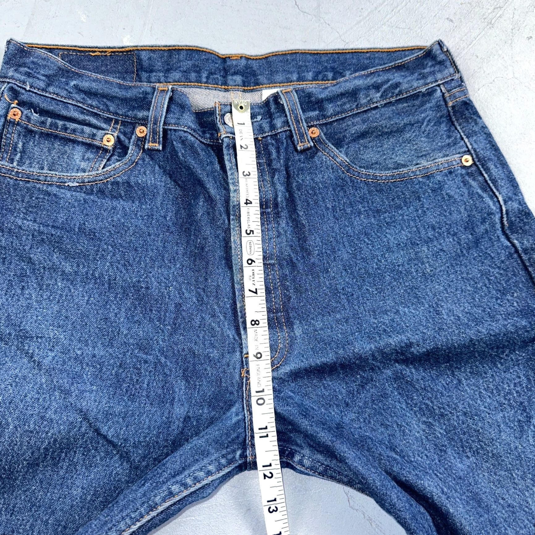 Levi's VINTAGE Levi's 501 Jeans Men 34x31 Blue Straight Leg 90s Y2K USA Mid Rise Comfort Size US 34 / EU 50 - 6 Thumbnail