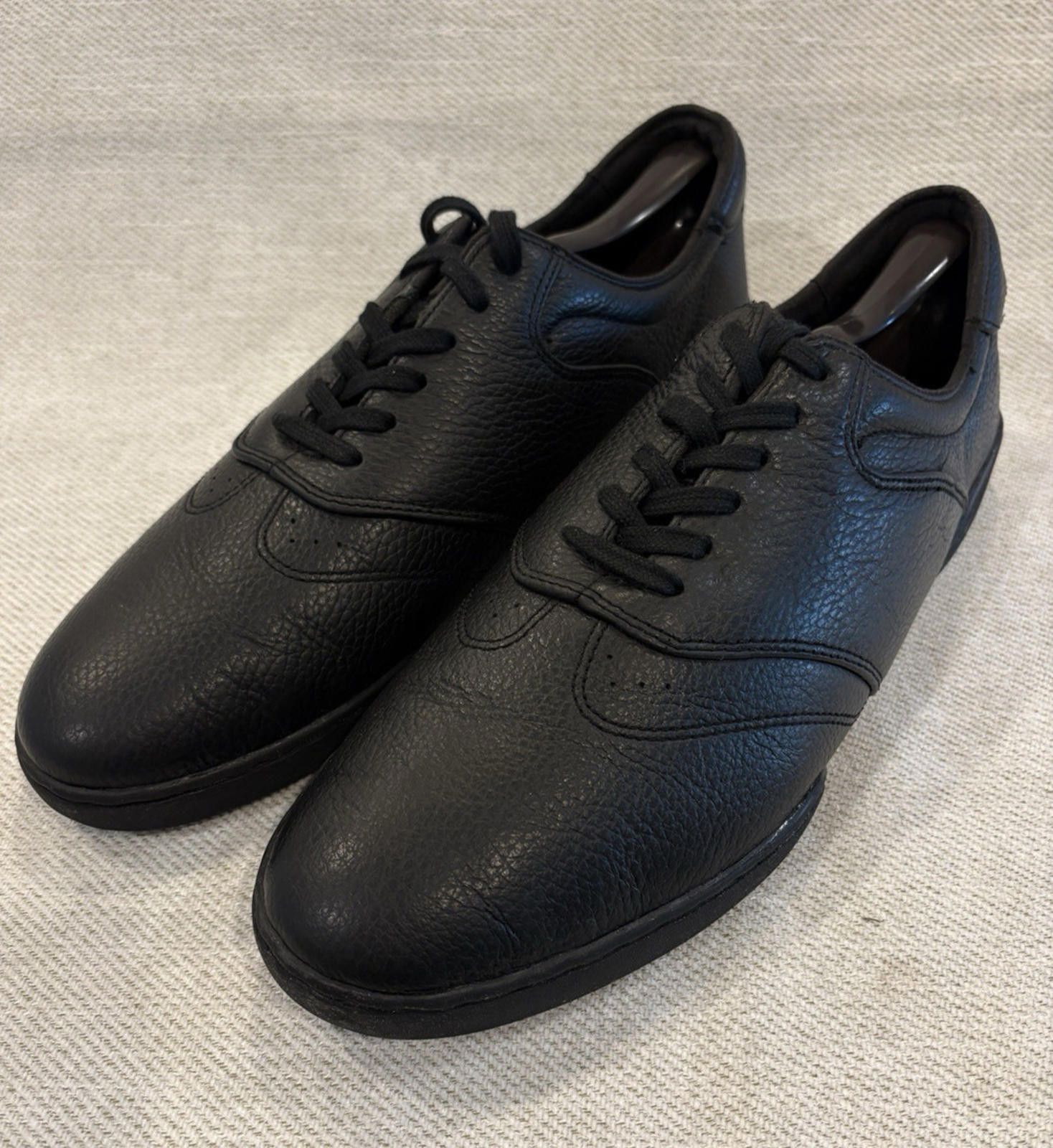 Huf HUF Dylan Rieder Black Pebbled Leather Skate Shoes 11.5 Size US 11.5 / EU 44-45 - 4 Thumbnail