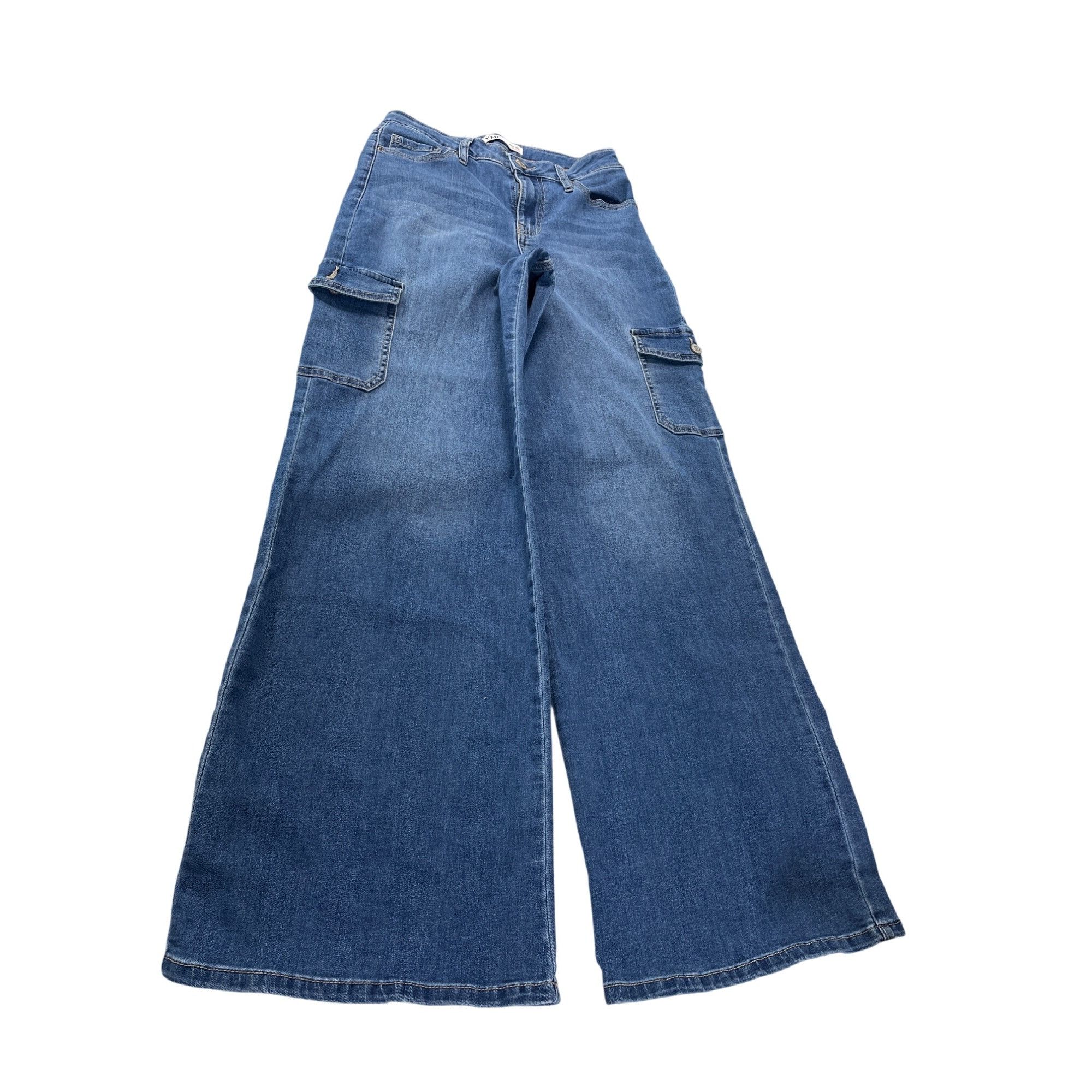 Other YMI High-Rise Skater Wide-Leg womans blue denim Jeans Size 3 Size 26" / US 2 / IT 38 - 1 Thumbnail
