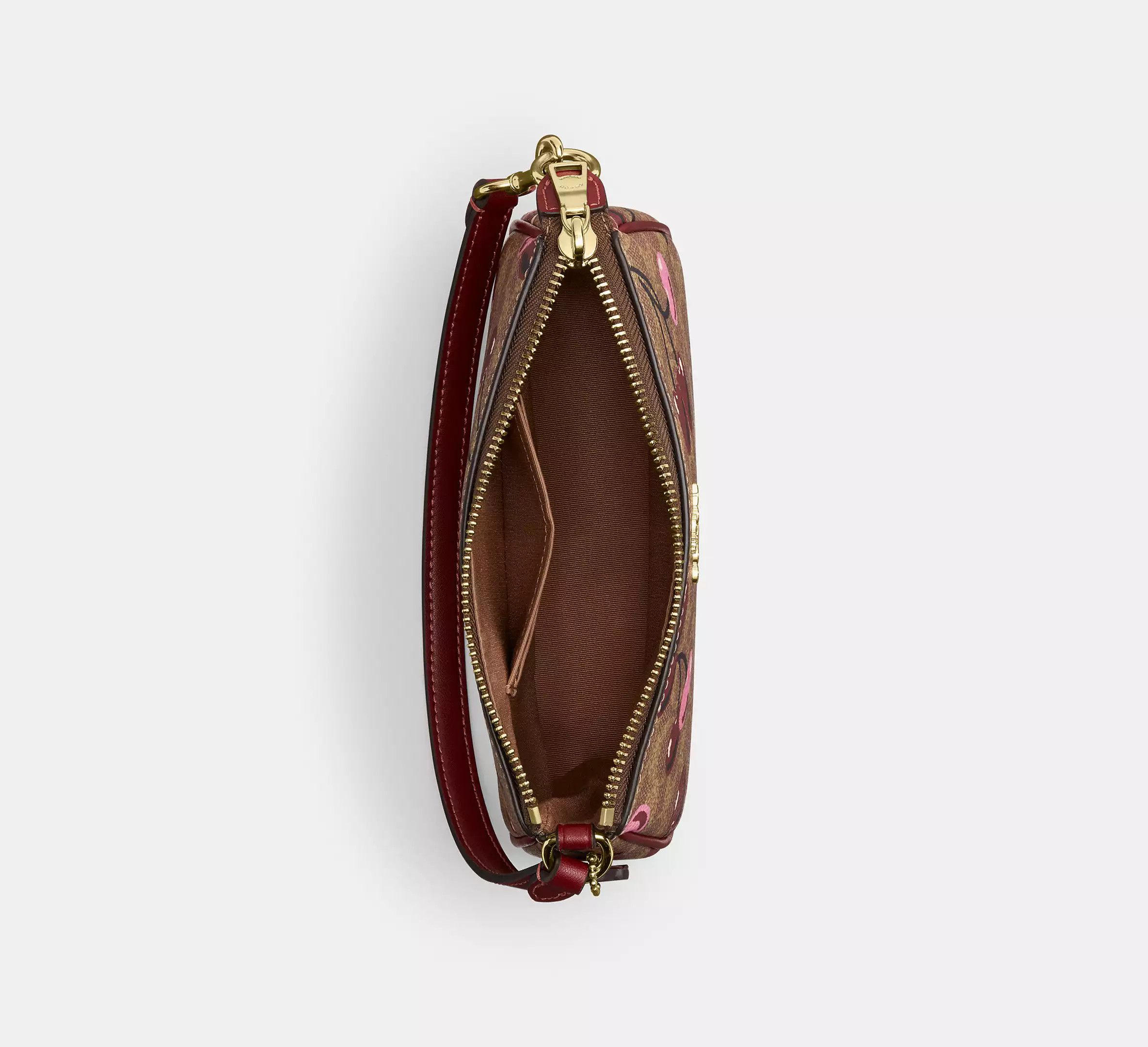 Coach 🍒 Nolita 19 In Signature Canvas With Cherry Print CZ011 Size ONE SIZE - 14 Thumbnail