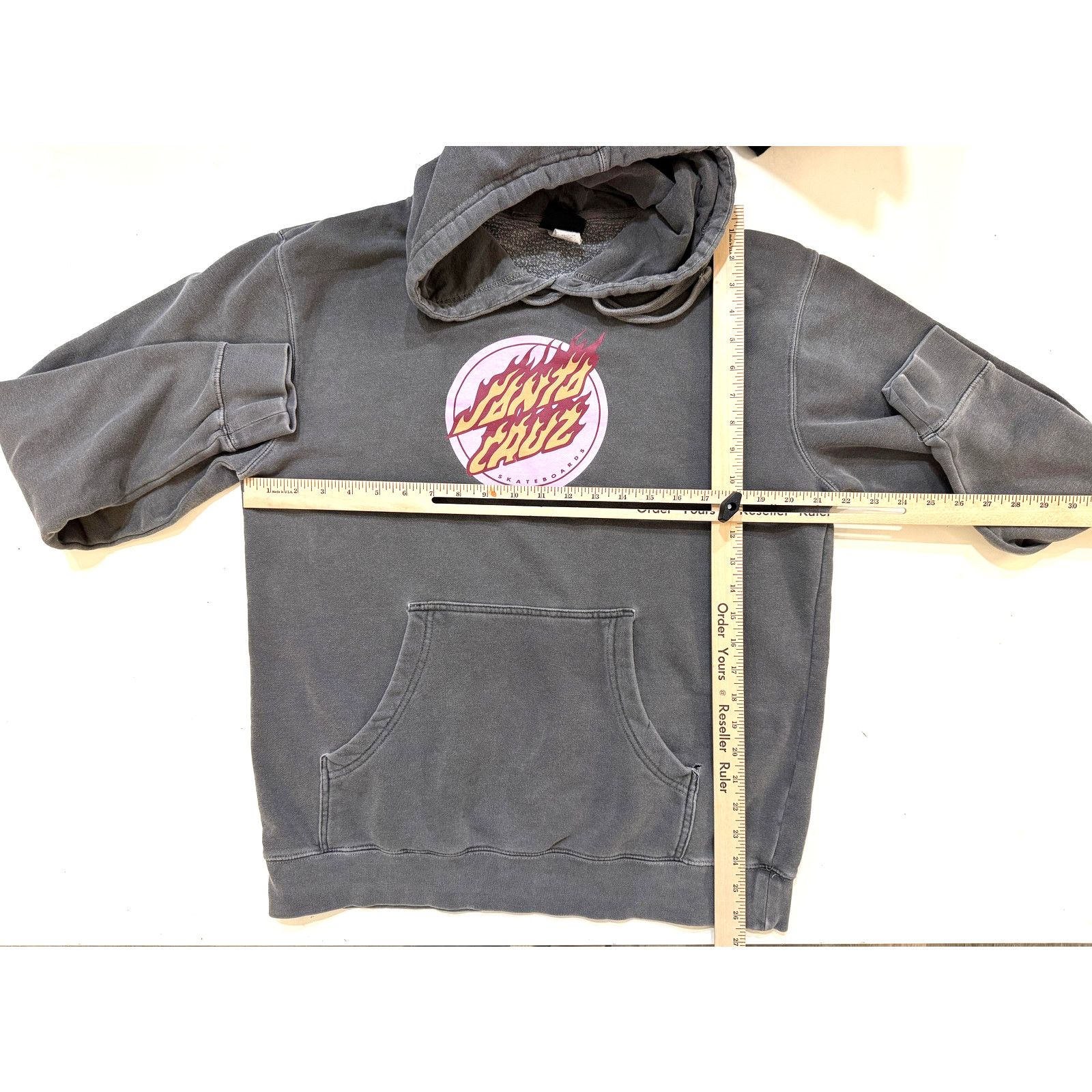Santa Cruz Skateboards Santa Cruz Hoodie Mens MED Gray Flame Dot Skateboards Y2K Size US M / EU 48-50 / 2 - 6 Thumbnail