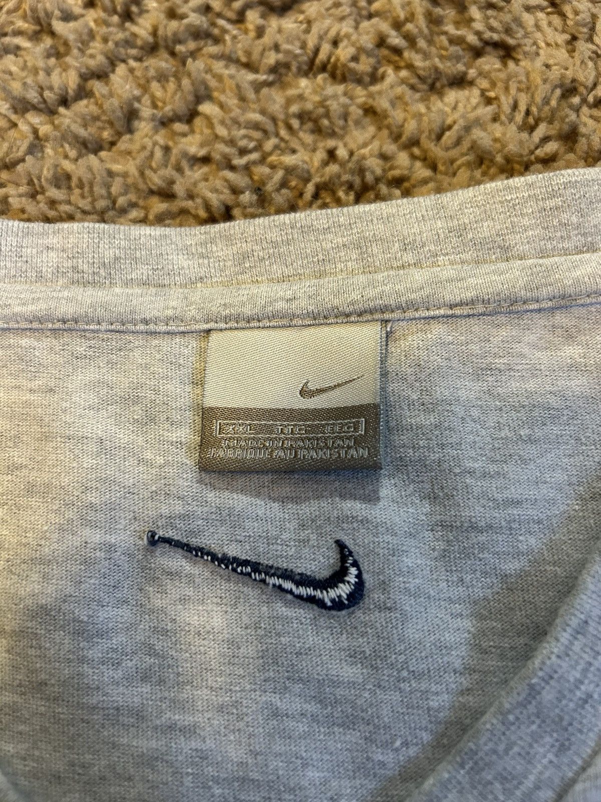 Nike Grey and blue vintage Nike t-shirt Size US XXL / EU 58 / 5 - 6 Thumbnail