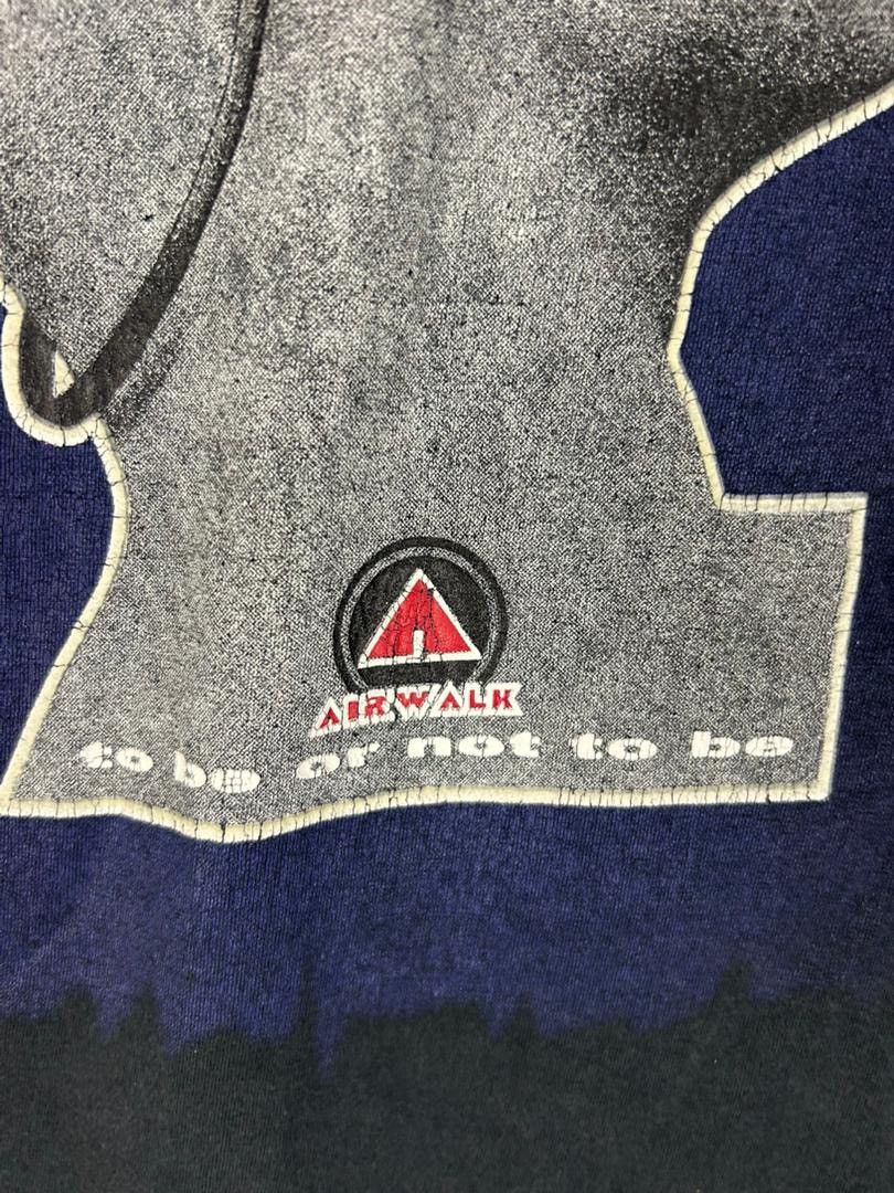 Airwalk Vintage 90s Airwalk Long Sleeve Graphic T-Shirt Size US M / EU 48-50 / 2 - 5 Thumbnail