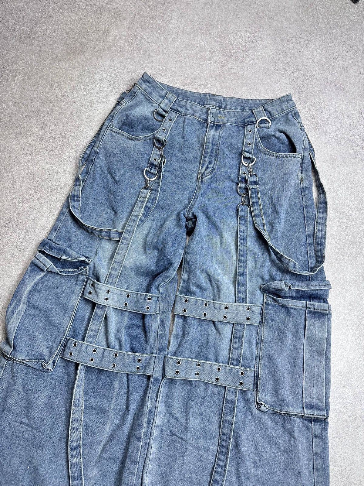 Japanese Brand Vintage Raver Bondage Multi pocket Pants 34/L Size US 34 / EU 50 - 2 Thumbnail