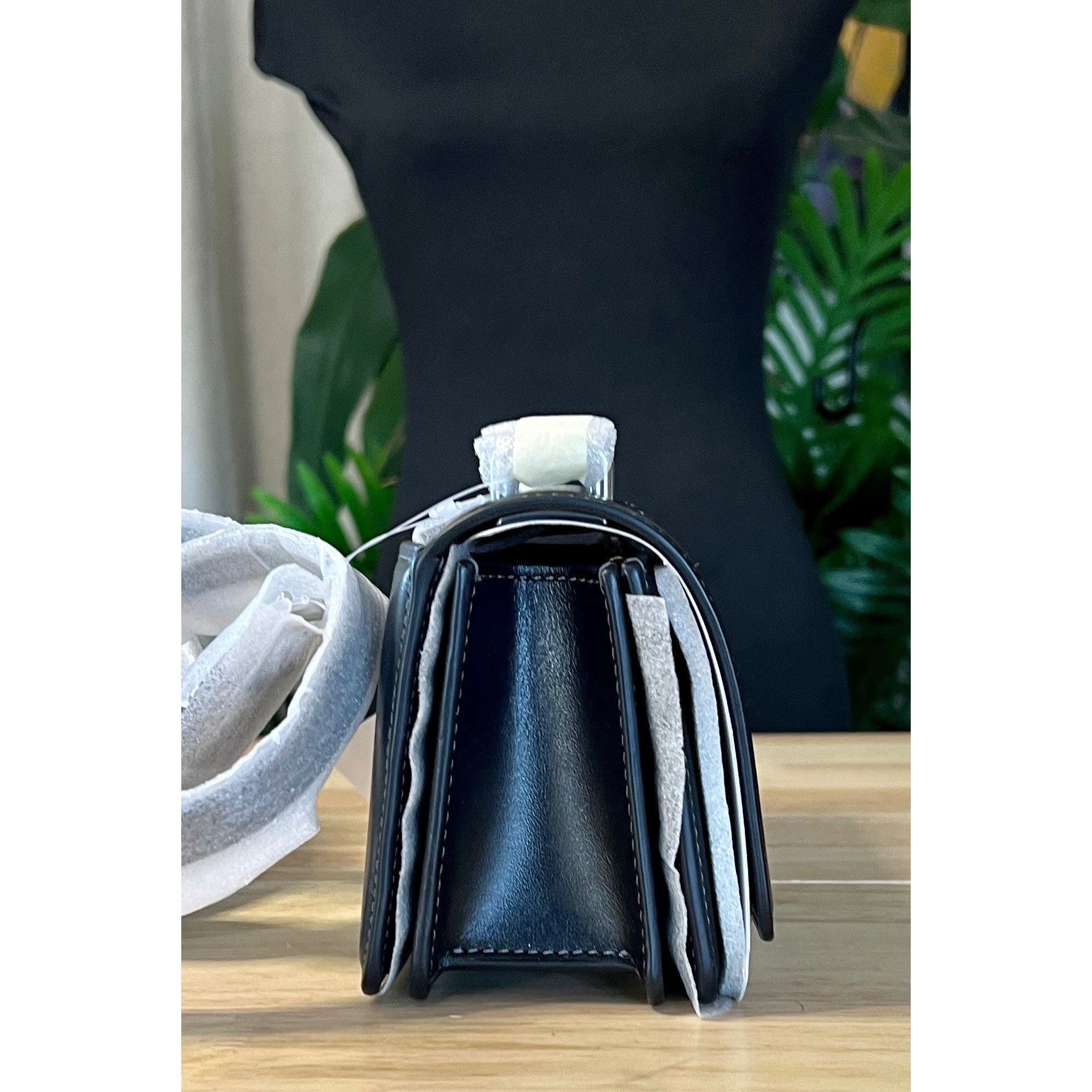 Coach NWT! Coach Women's Luxe Refined Black Calf Leather Bandit C Size ONE SIZE - 7 Thumbnail