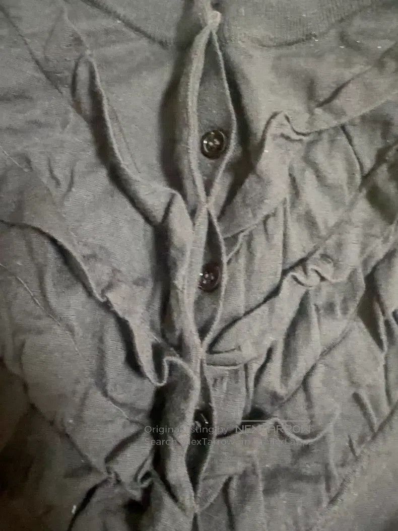 Givenchy Givenchy Chocolate Brown Pure Wool Open Cardigan Sweater Size US M / EU 48-50 / 2 - 5 Thumbnail