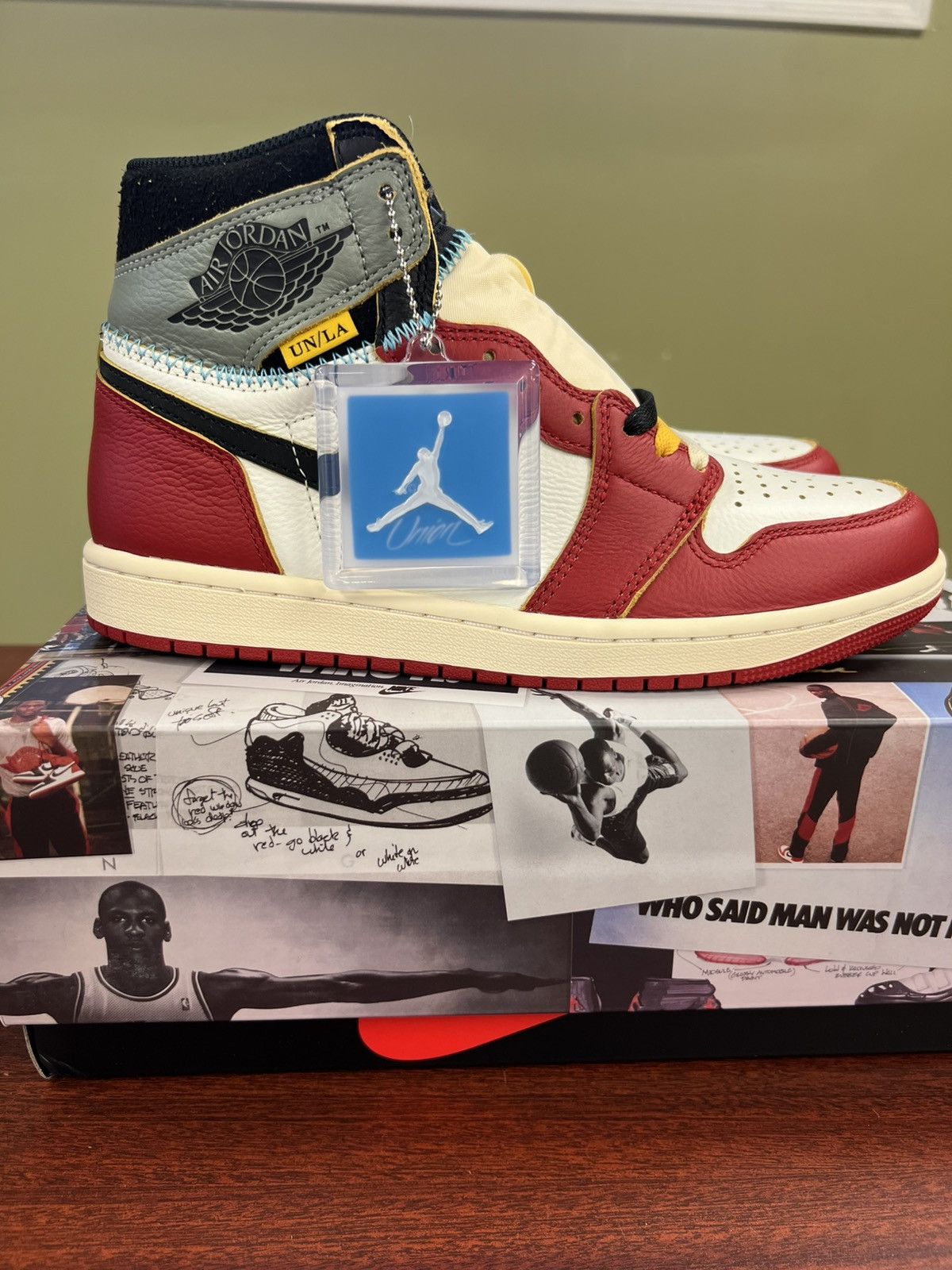 Jordan Brand × Union LA Jordan 1 Retro High OG SP Union LA Chicago Shadow Size US 8.5 / EU 41-42 - 6 Thumbnail