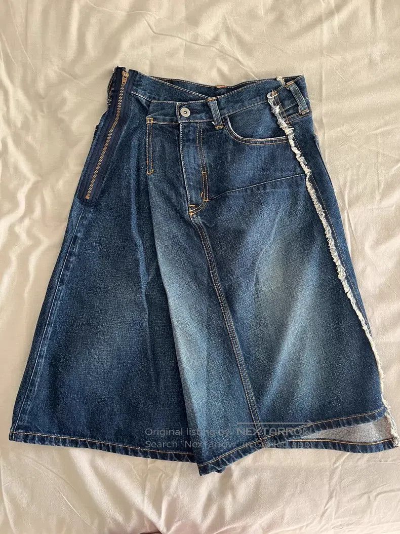 Junya Watanabe Junya Watanabe size S Denim Skirt Size 25" / US 0 / IT 36 - 1 Thumbnail