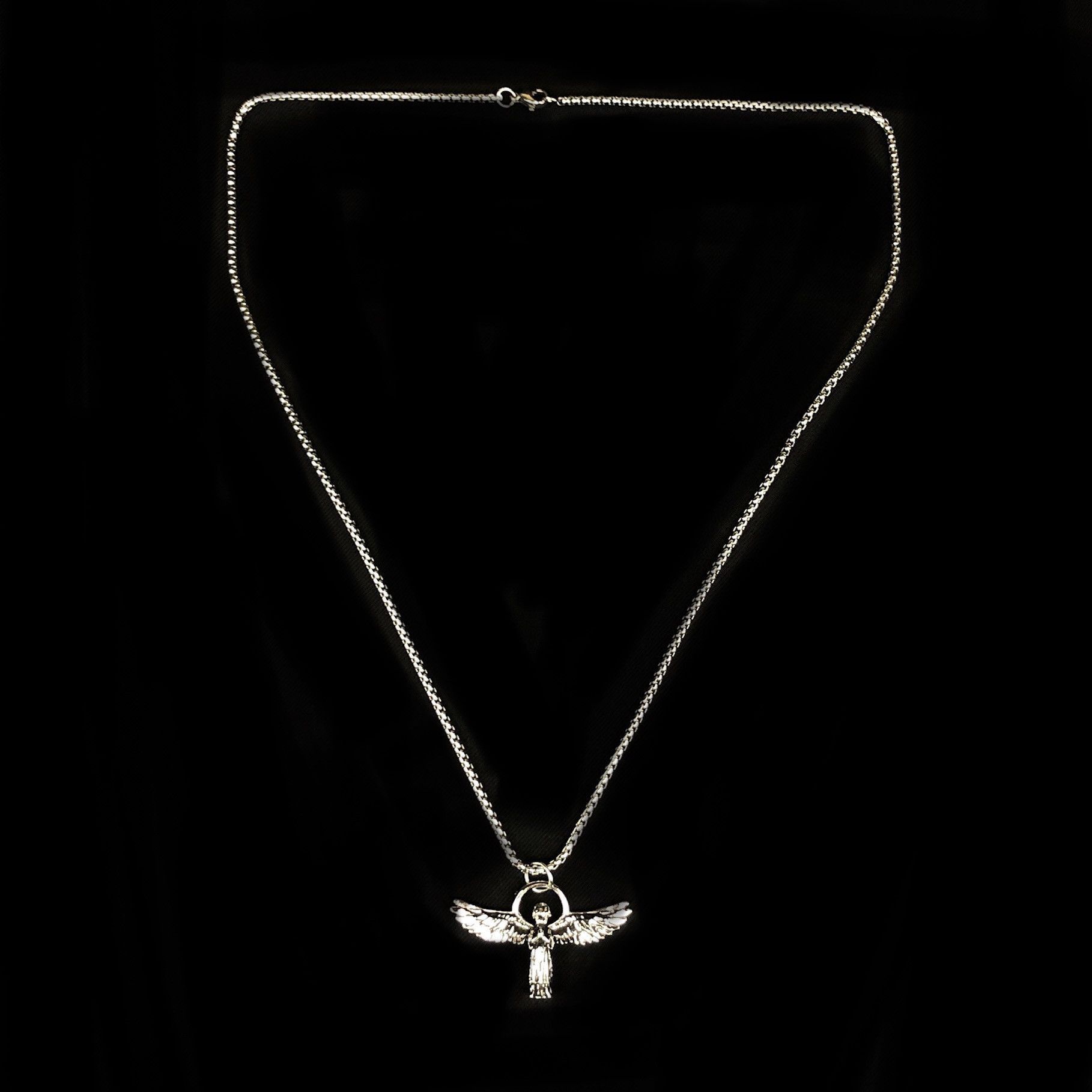 Jewelry Angel Necklace Punk Chain Y2K Size ONE SIZE - 3 Thumbnail