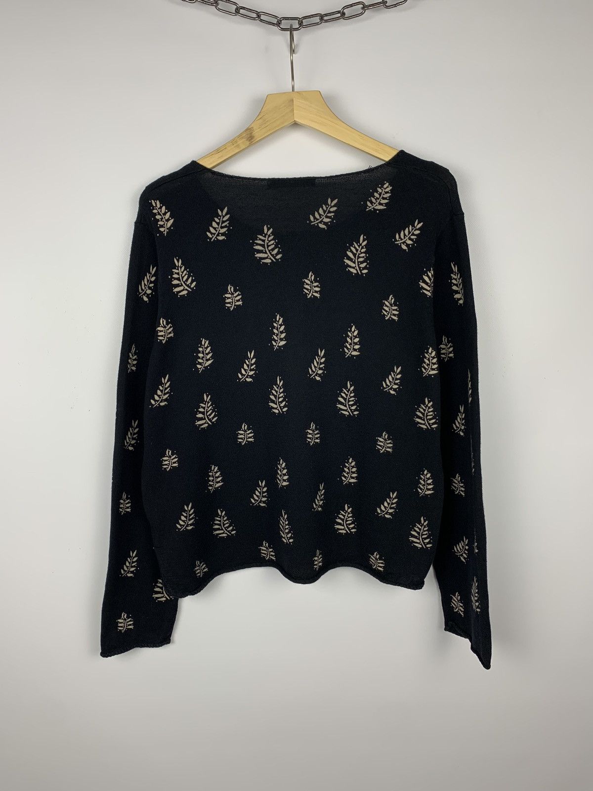 Other Gudrun Sjoden Floral Leaf Pattern Cardigan Sweater Size S Size S / US 4 / IT 40 - 10 Thumbnail