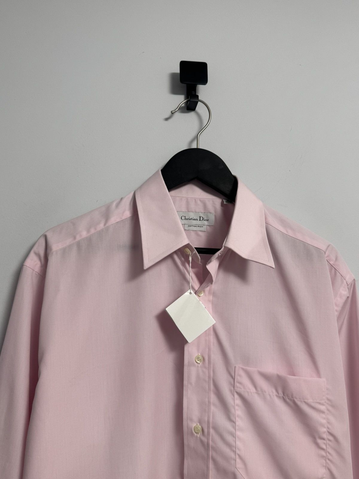 Christian Dior Monsieur Christian Dior Jeune Homme Light Pink Button Up Long Sleeve Size US XL / EU 56 / 4 - 2 Thumbnail