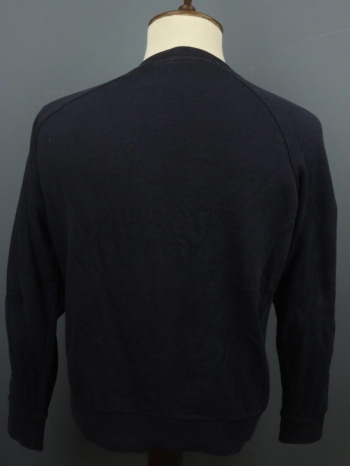 Sandro Sandro Navy Crew Neck Ribbed Pullover Sweatshirt Size XL Size XL / US 12-14 / IT 48-50 - 7 Thumbnail