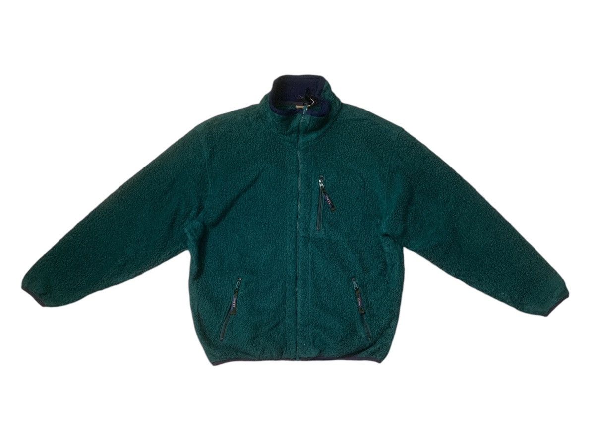 L.L. Bean × Vintage Rare Design Vintage L.L. Bean Freeport Maine Fleece Jackets Size US L / EU 52-54 / 3 - 1 Thumbnail
