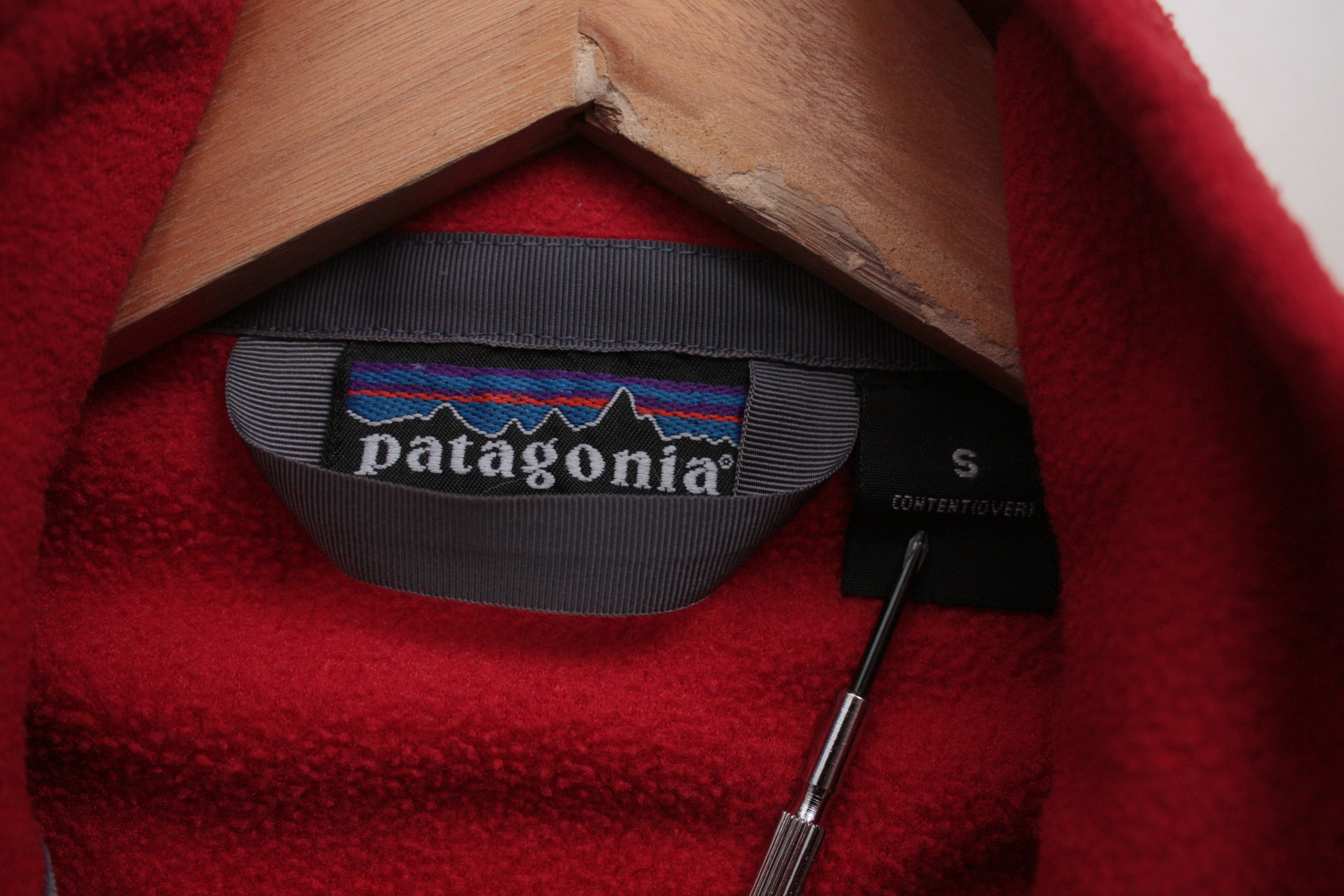 Patagonia Patagonia Red Vintage Zip-Up Fleece Jacket Men's Size US M / EU 48-50 / 2 - 6 Thumbnail