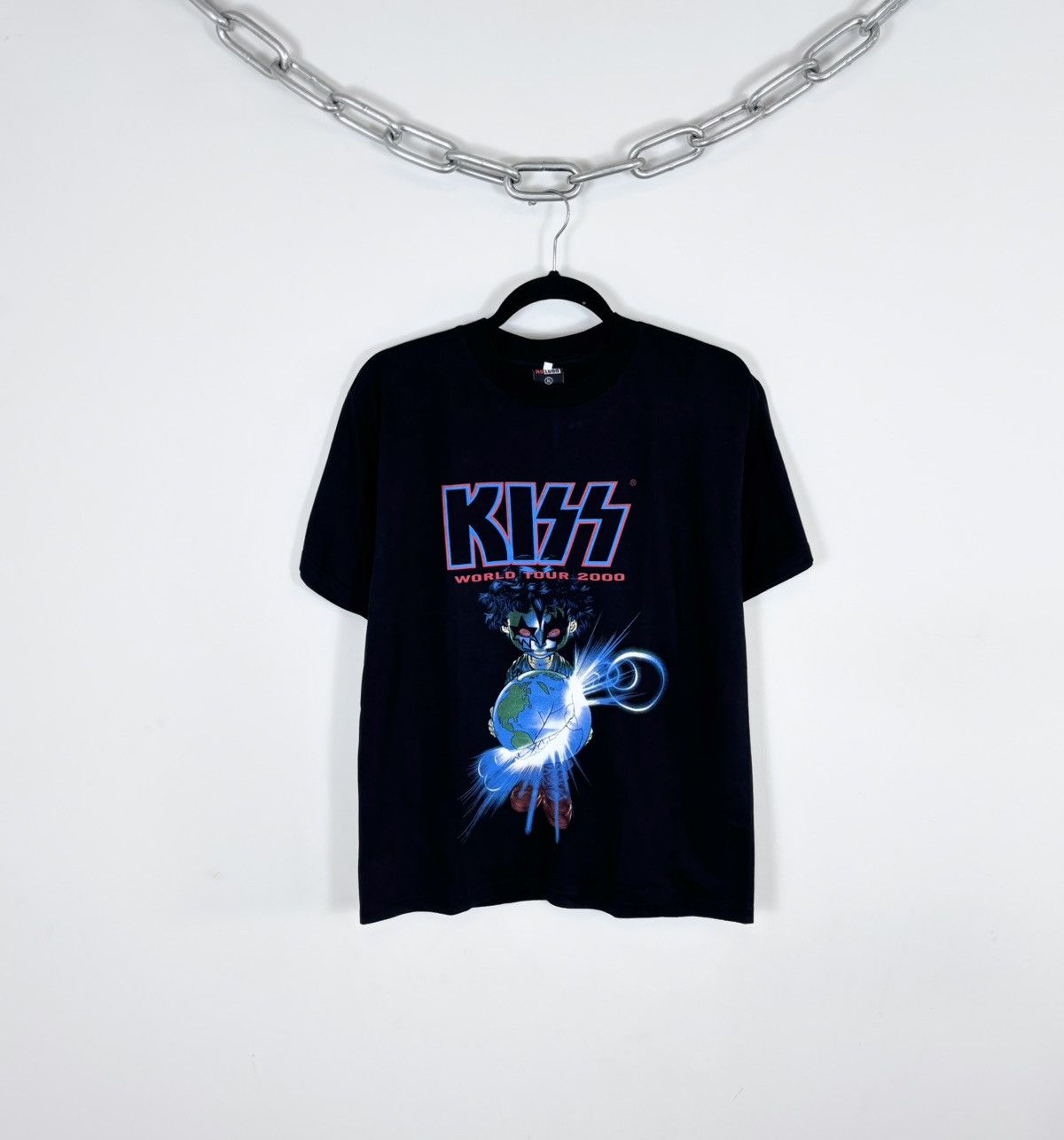 Band Tees Vintage Kiss 2000 Farewell World Tour Black Band T-Shirt Tee Size US M / EU 48-50 / 2 - 1 Thumbnail