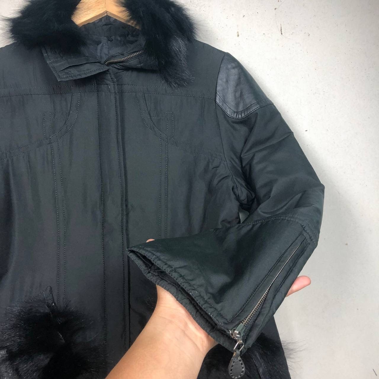 Designer × Japanese Brand × Le Grande Bleu (L.G.B.) Vintage Avant Garde Designer Black Long Jacket Size US M / EU 48-50 / 2 - 7 Thumbnail
