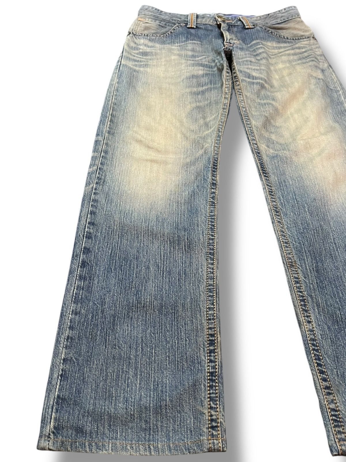 Beauty Beast × Edwin × Japanese Brand Vintage Edwin Exclusive Vintage Mudwash Faded Denim Size US 31 - 3 Thumbnail