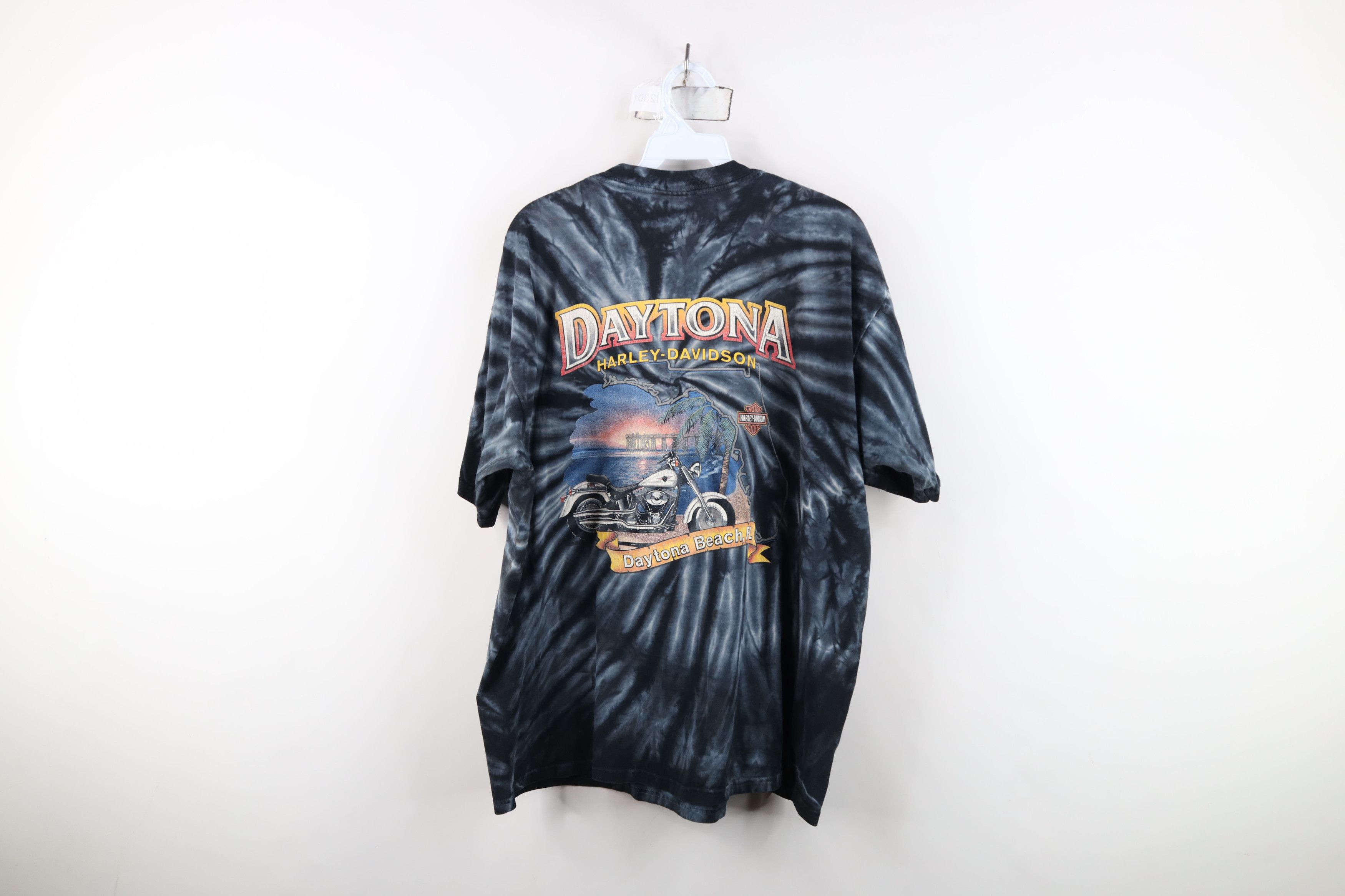 Harley Davidson Vintage Y2K 2000 Harley Davidson Tie Dye Eagle T-Shirt Size US L / EU 52-54 / 3 - 12 Thumbnail