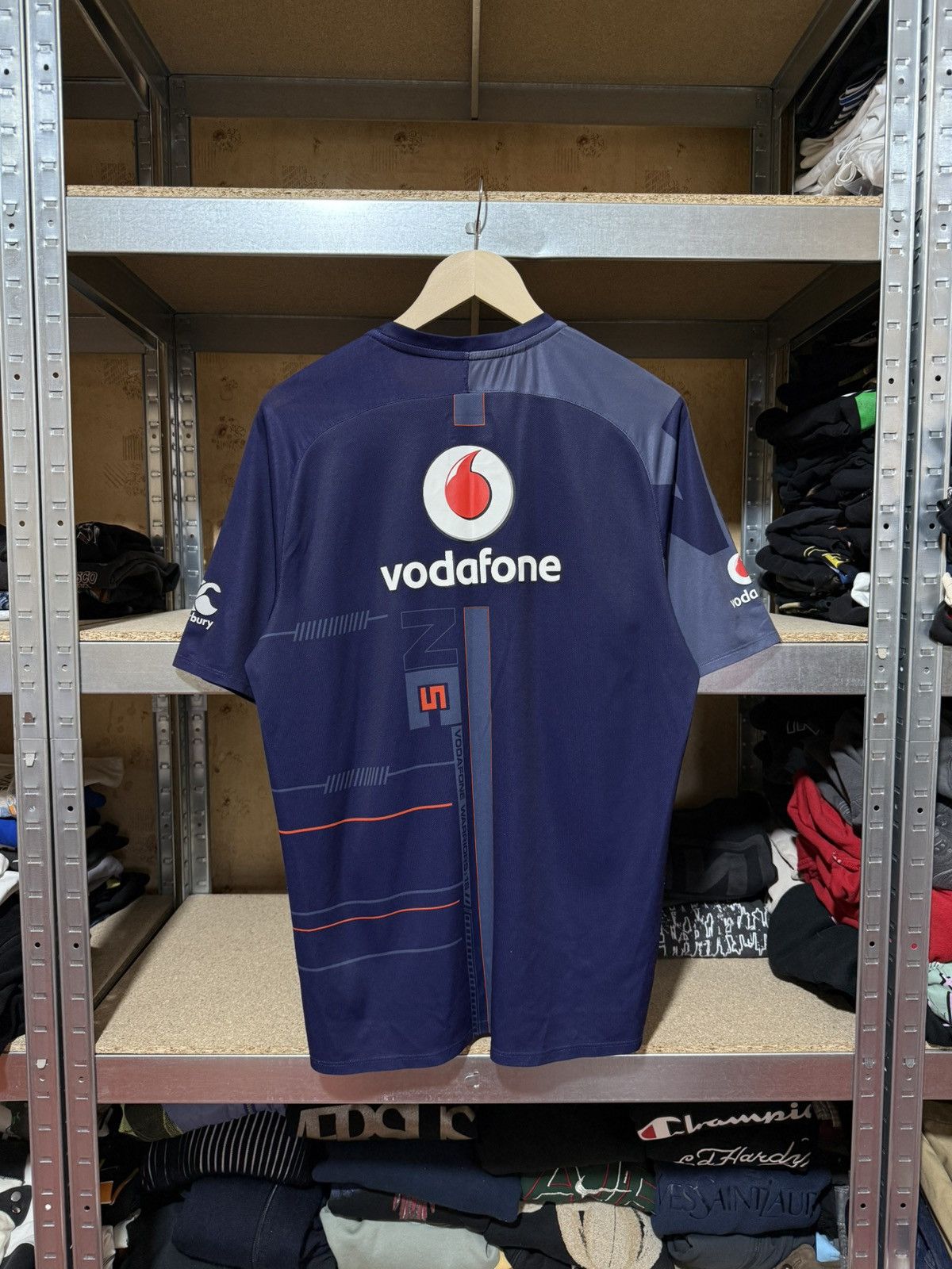 Nike × Vintage Canterbury Vodafone Warriors NRL Retro Rugby Jersey Size US L / EU 52-54 / 3 - 2 Thumbnail