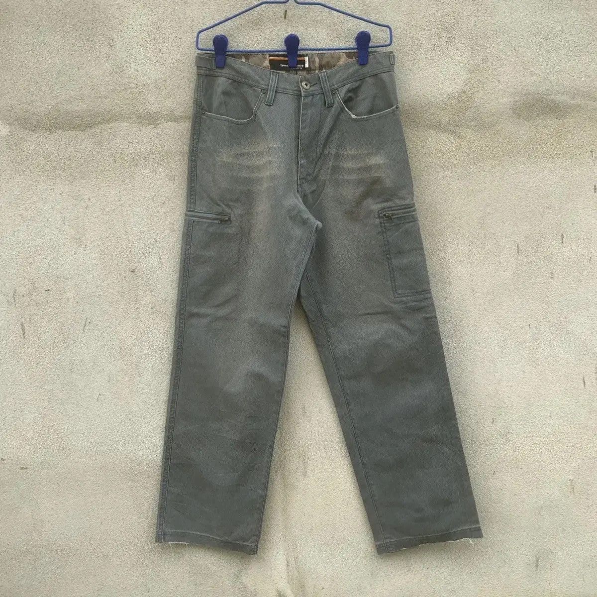 Devilock × Japanese Brand × Rusty 🔥TOWN & COUNTRY🔥 BAGGY VINTAGE HEAVY COTTON TROUSERS PANTS Size US 30 / EU 46 - 1 Thumbnail