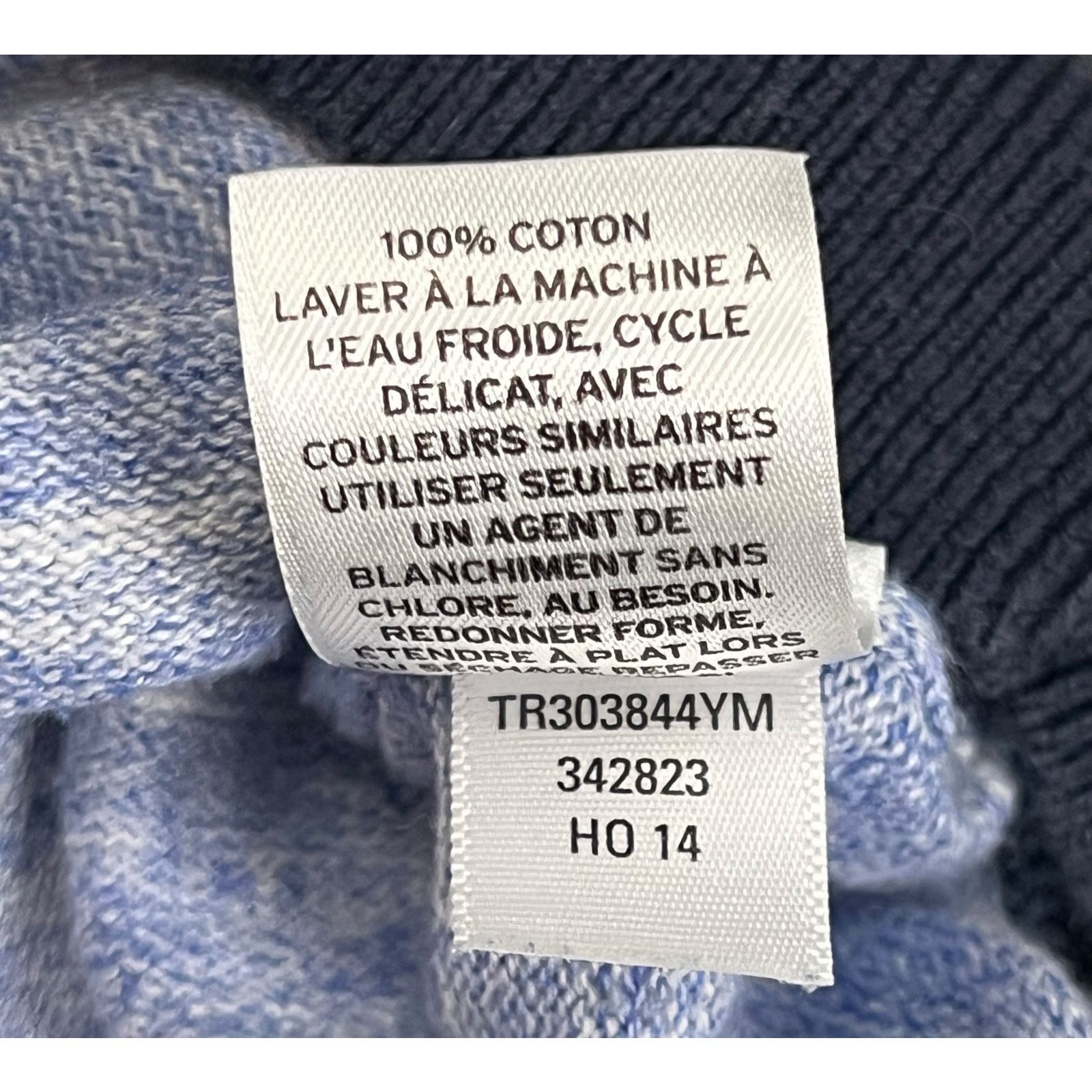The Rail The Rail Men’s Crewneck Sweater - Blue Striped - Size Large Size US L / EU 52-54 / 3 - 9 Thumbnail