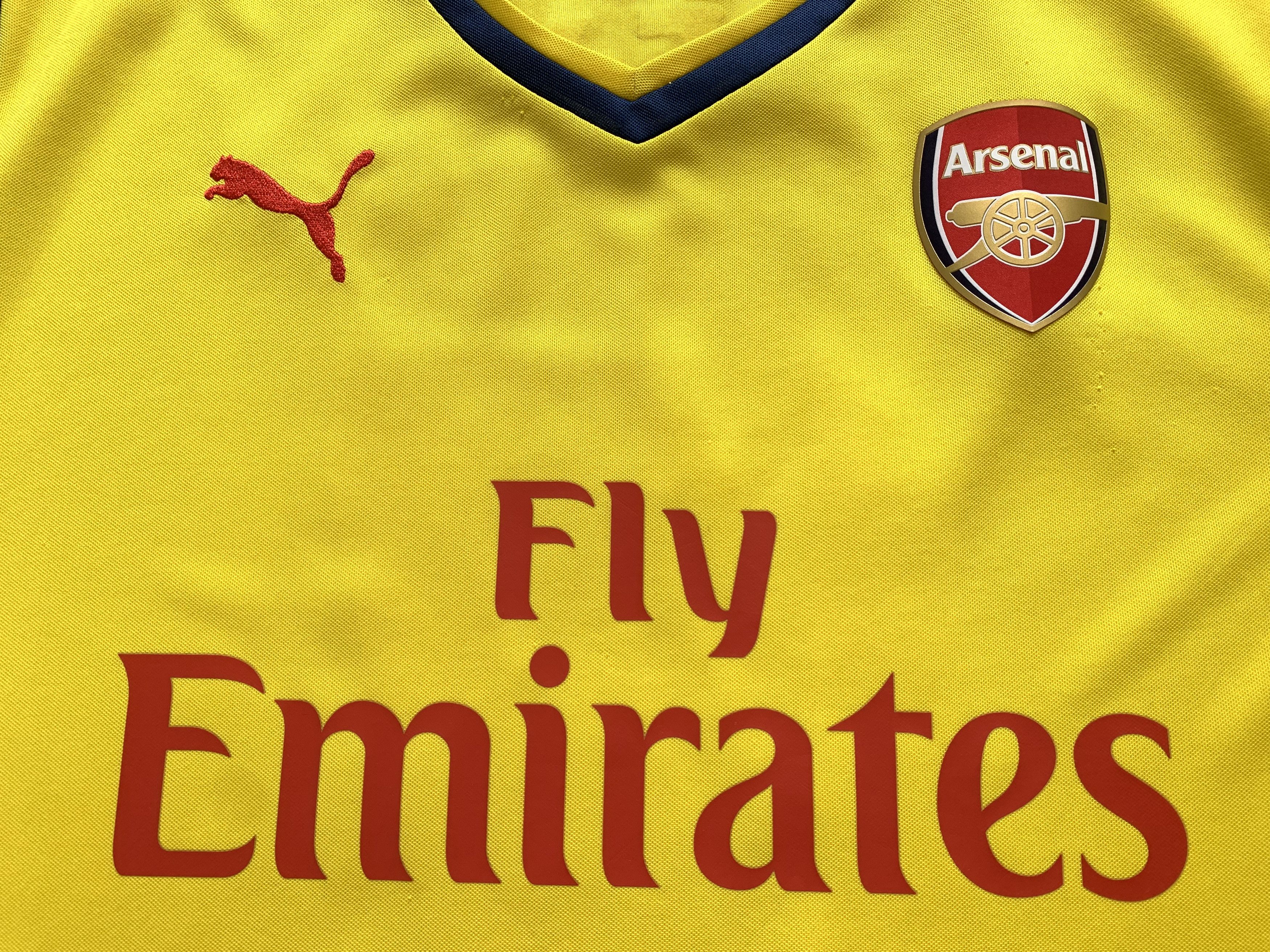 Puma × Vintage Vintage Puma Arsenal Away Shirt #17 Alexis Sánchez Size US XL / EU 56 / 4 - 6 Thumbnail