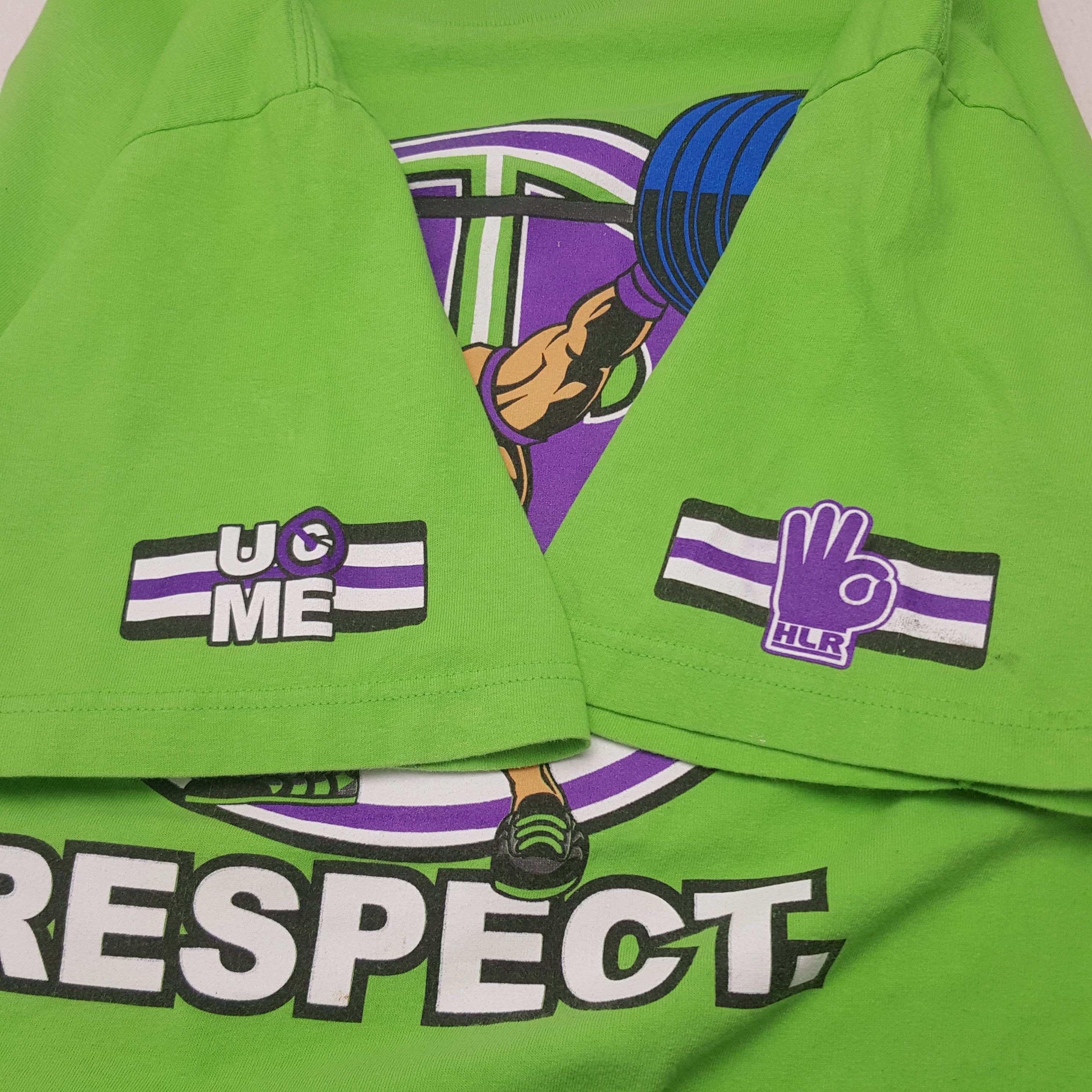 Designer Vintage John Cena Respect Wwe Style Tshirt Size US XL / EU 56 / 4 - 6 Thumbnail