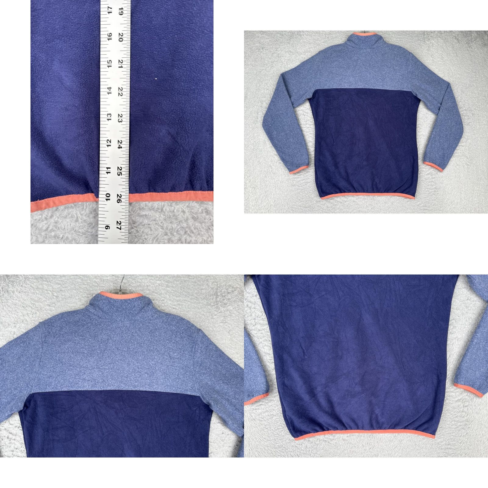 Vintage Columbia Sweater Womens Small Blue Coral Fleece Snap Pullover Outdoor Hiking Size S / US 4 / IT 40 - 9 Thumbnail