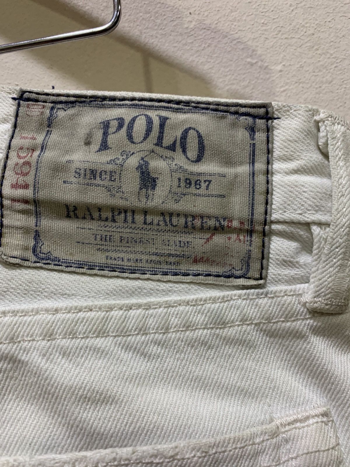 Polo Ralph Lauren Vintage Polo Ralph Lauren White Denim Size US 36 / EU 52 - 3 Thumbnail