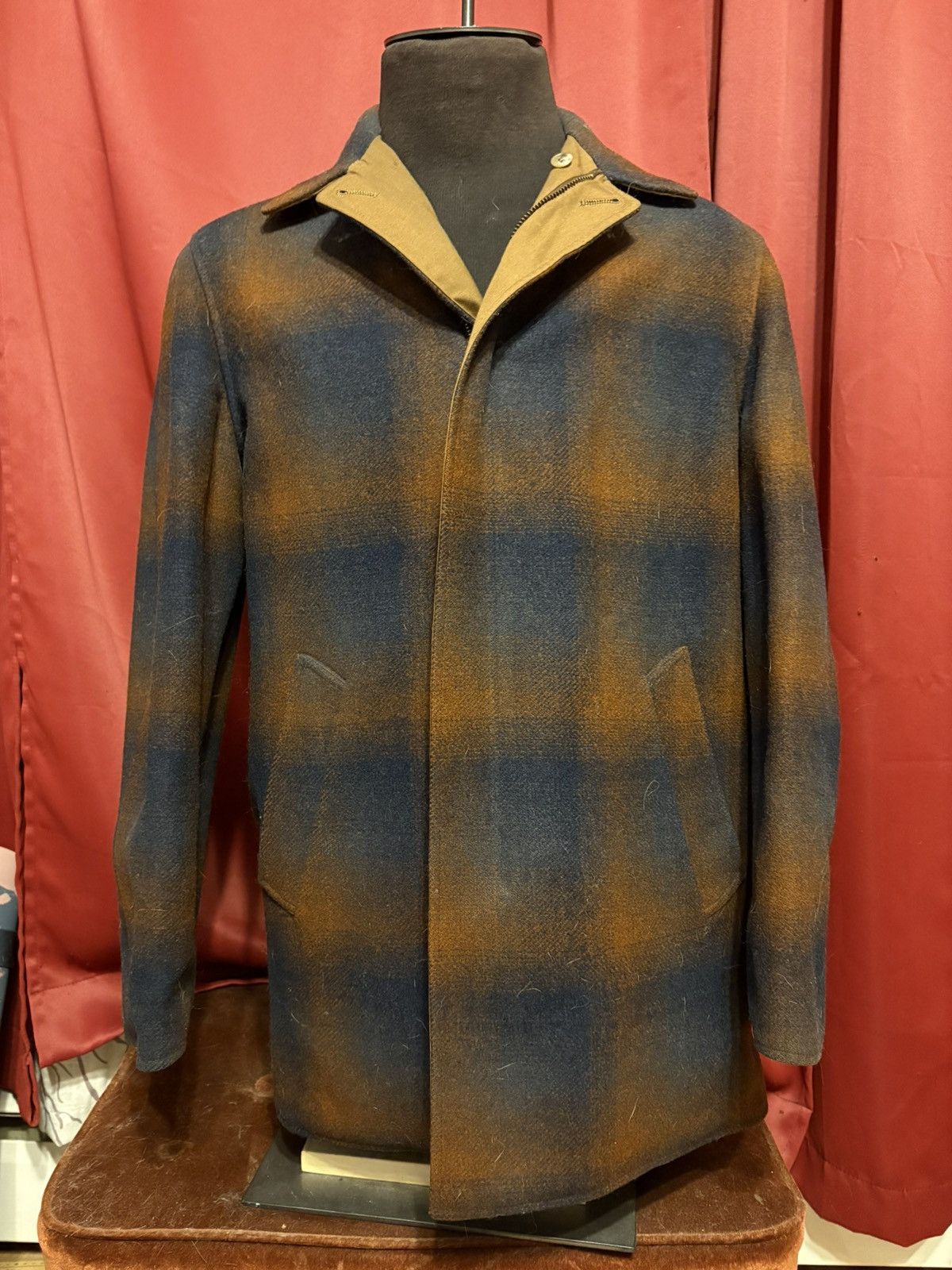 Pendleton Vintage Pendleton Coat Reversible Trench Plaid Wool Grail Size US L / EU 52-54 / 3 - 1 Thumbnail